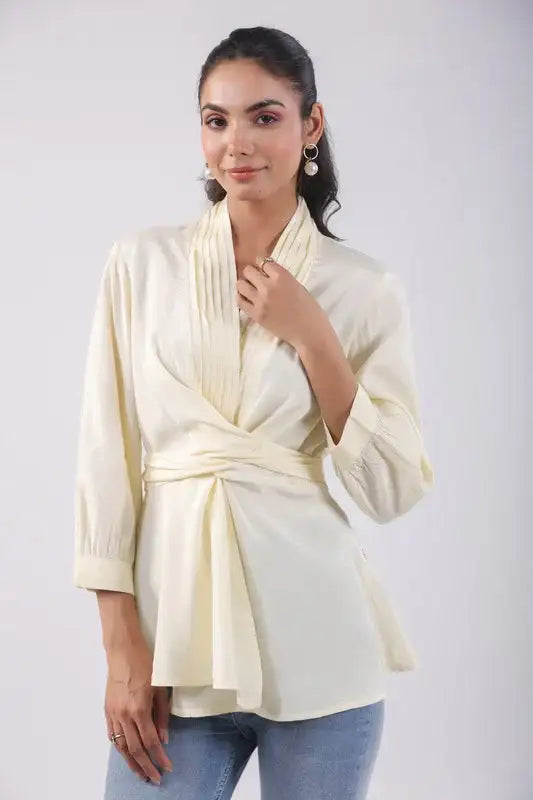 Pearl Mist Russian Silk Top
