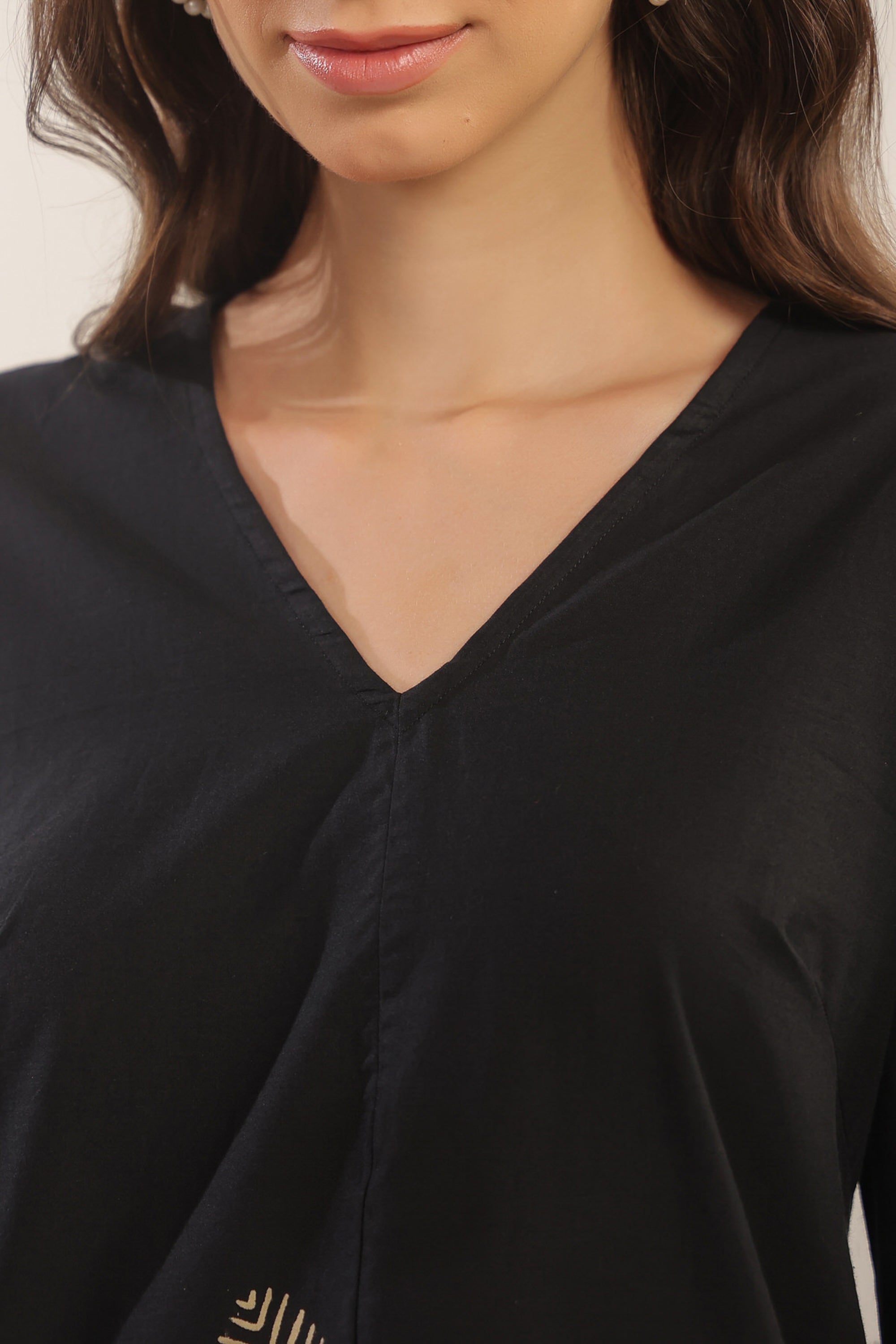 Bold Botanica Black Cotton Co-ord Set