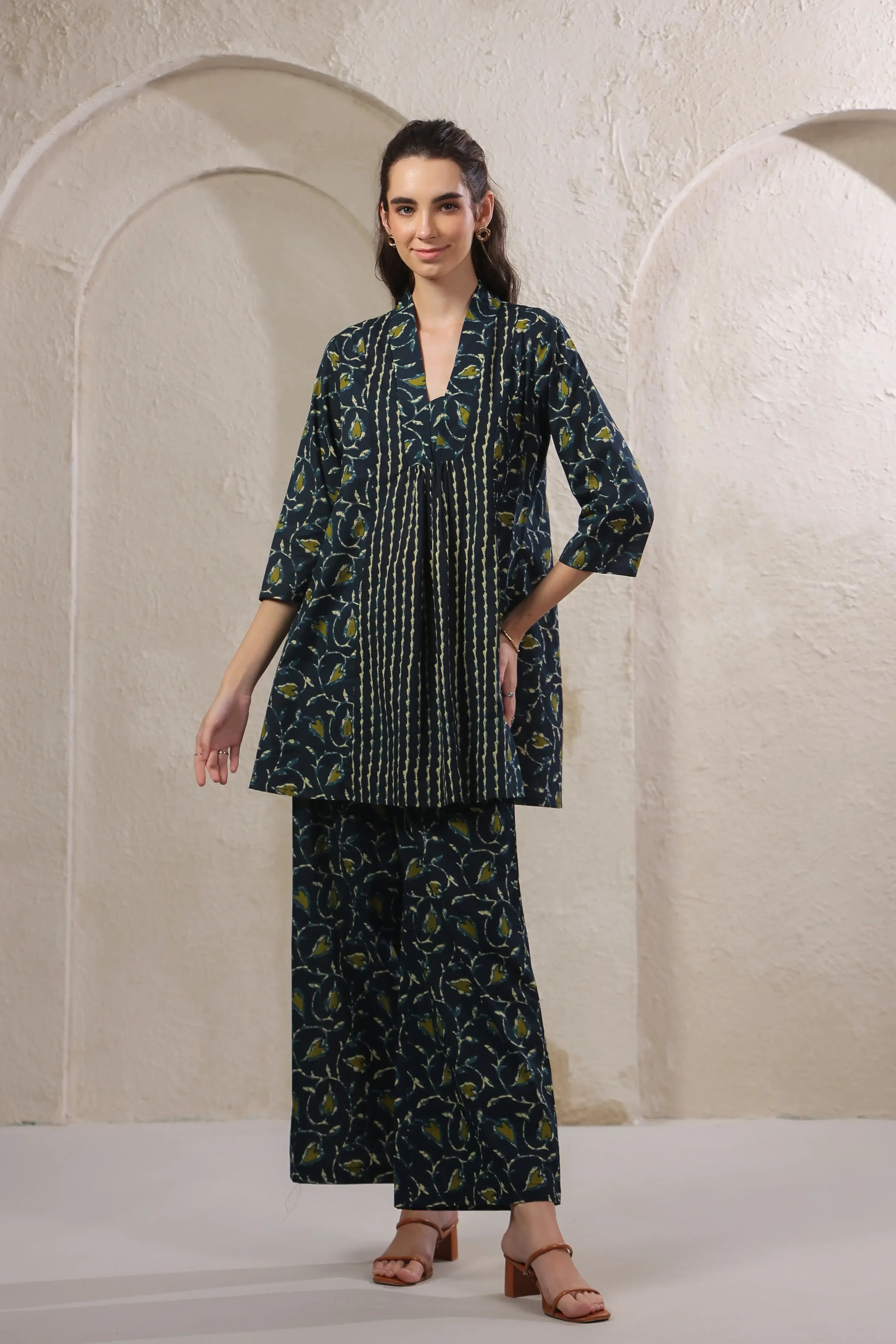 Tropical Dusk Cotton Co-ord Set