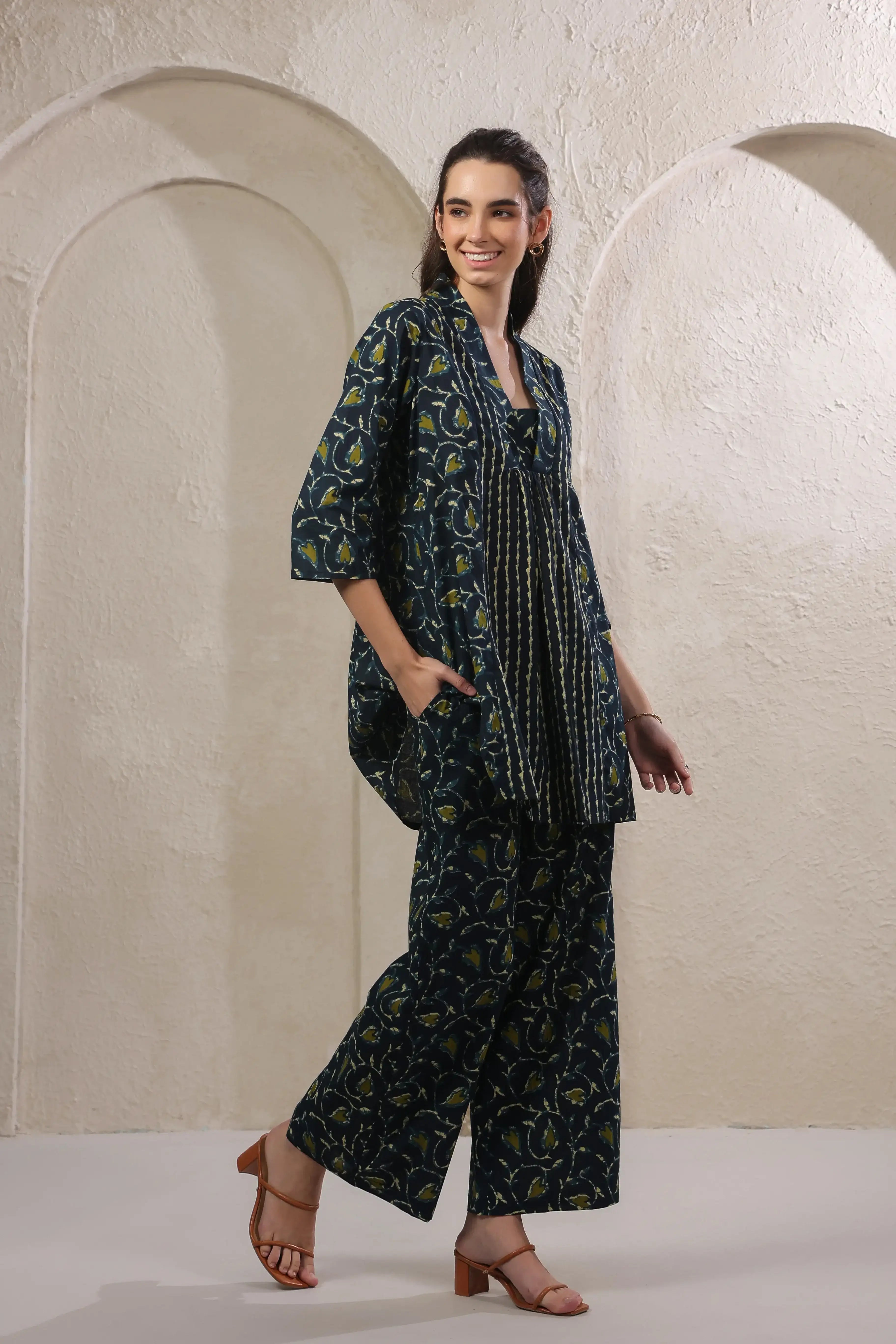 Tropical Dusk Cotton Co-ord Set