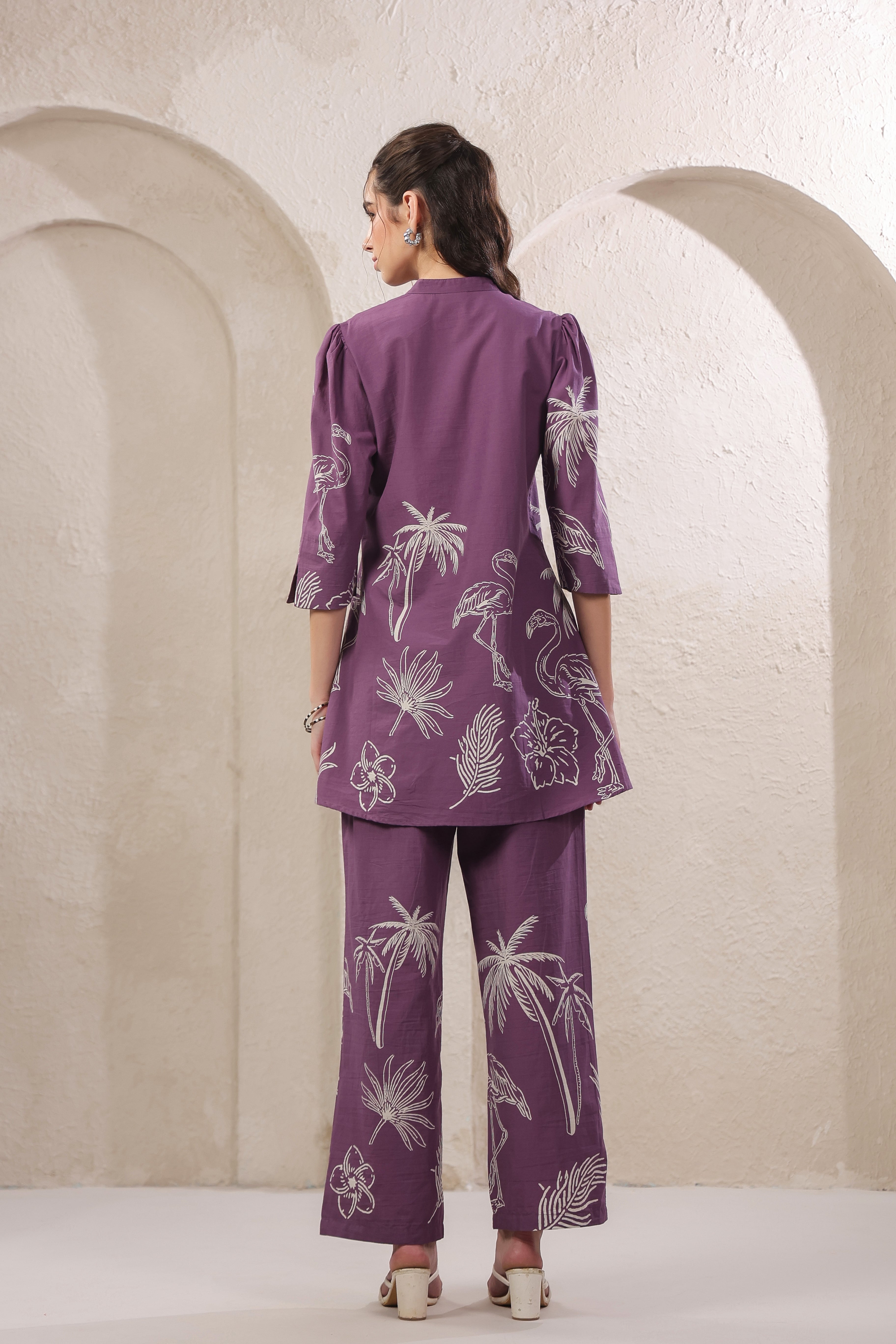 Wild Mauve Cotton Co-ord Set