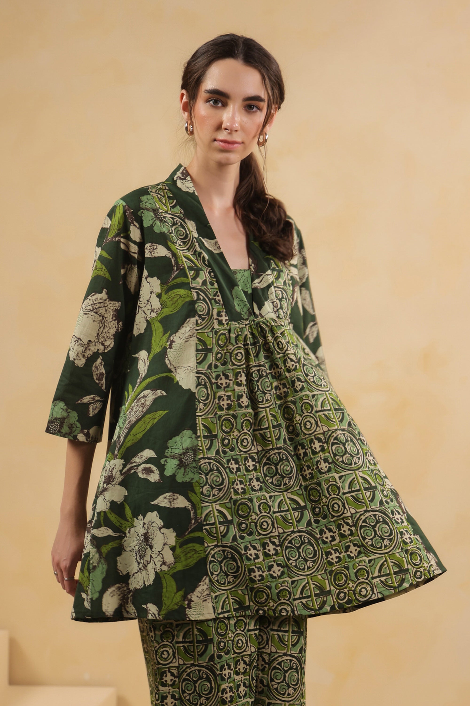 Sage Botanic Floral Cotton Co-ord Set