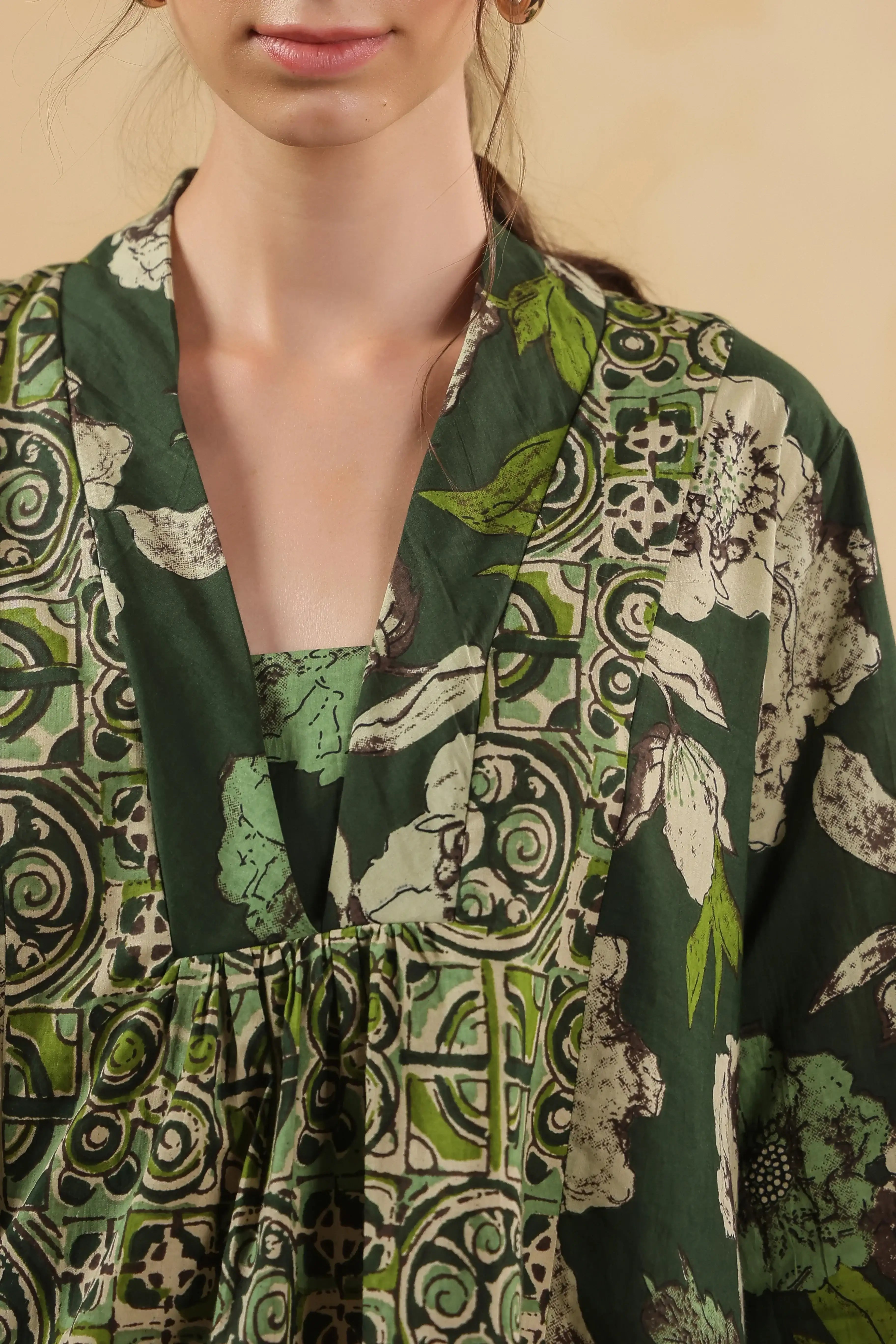 Sage Botanic Floral Cotton Co-ord Set