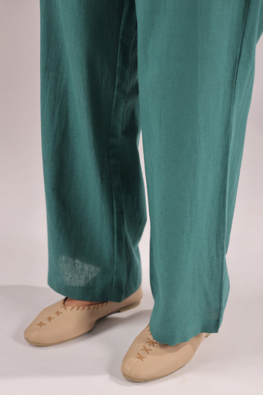 Emerald Ease Solid Cotton Flex Co-ord Set