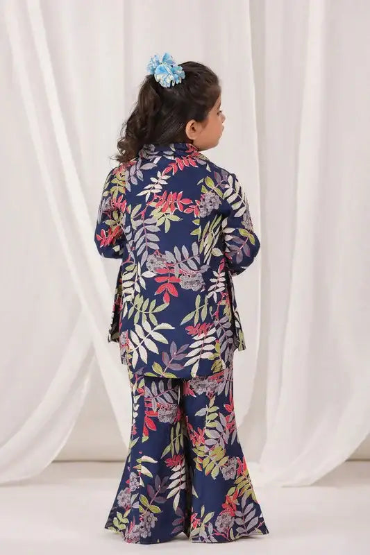 Twilight Garden Russian Silk Coord Set