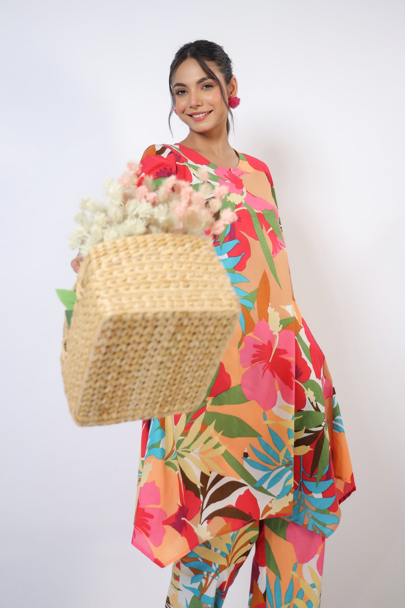 Summer Splash Cotton Co-ord Set