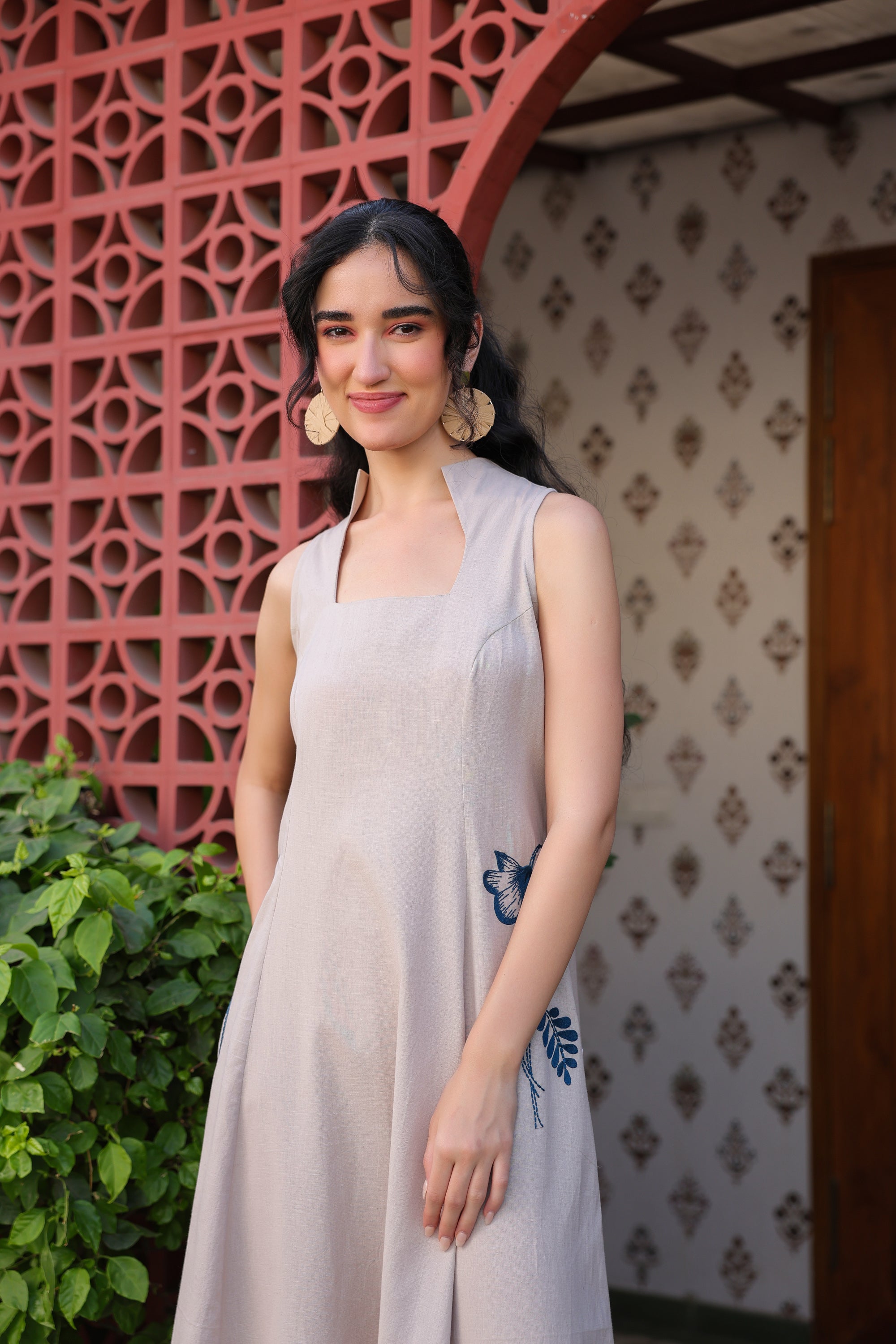 Cloudy Charm Cotton Flex Dress