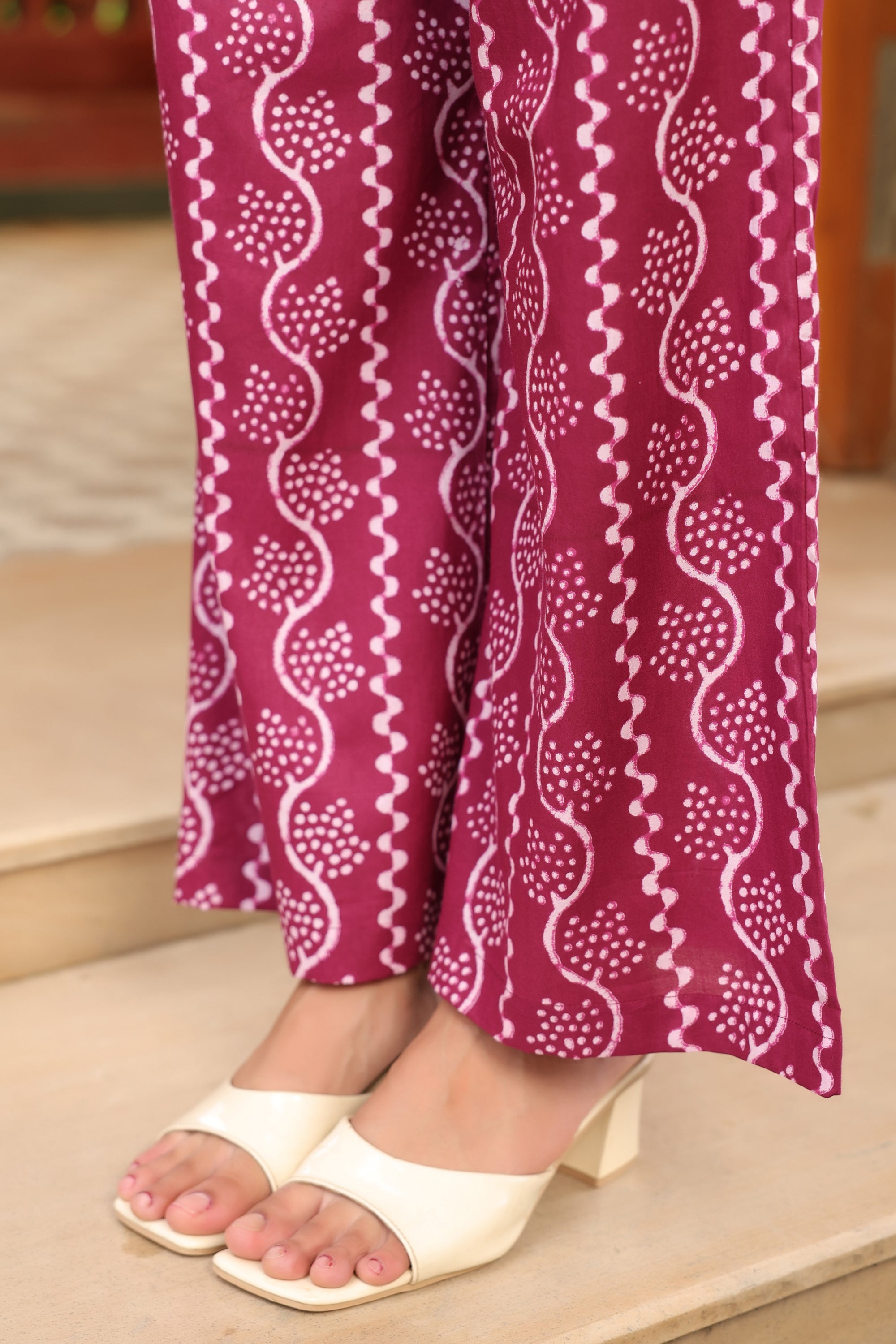 Magenta Glow Printed Everyday Co-ord Set