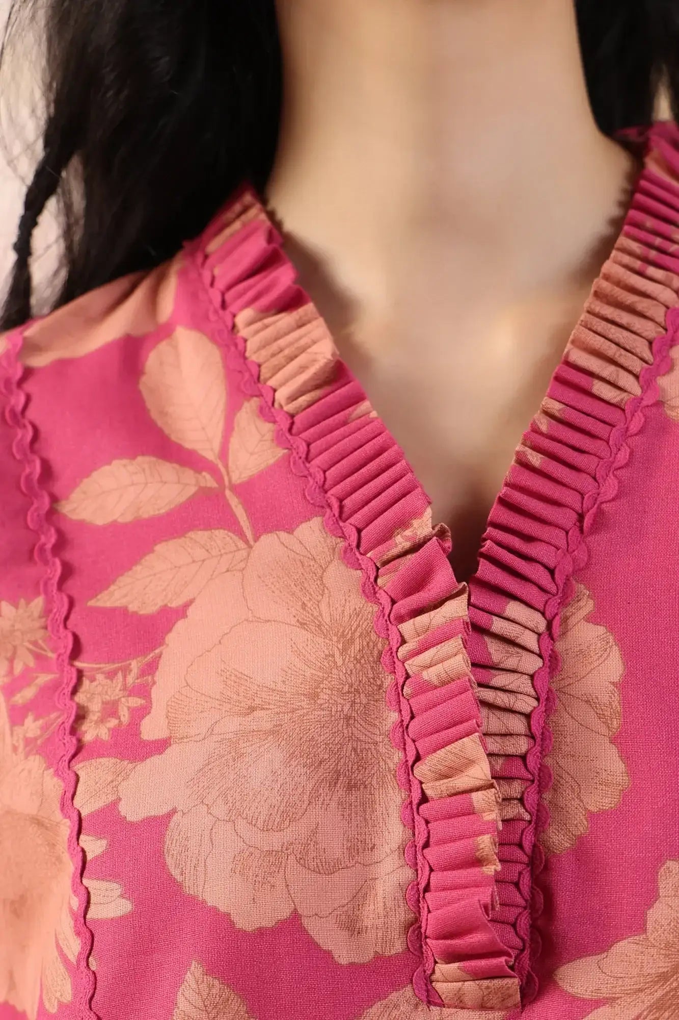 The Breezy Edit Pink Cotton Flex Co-ord Set