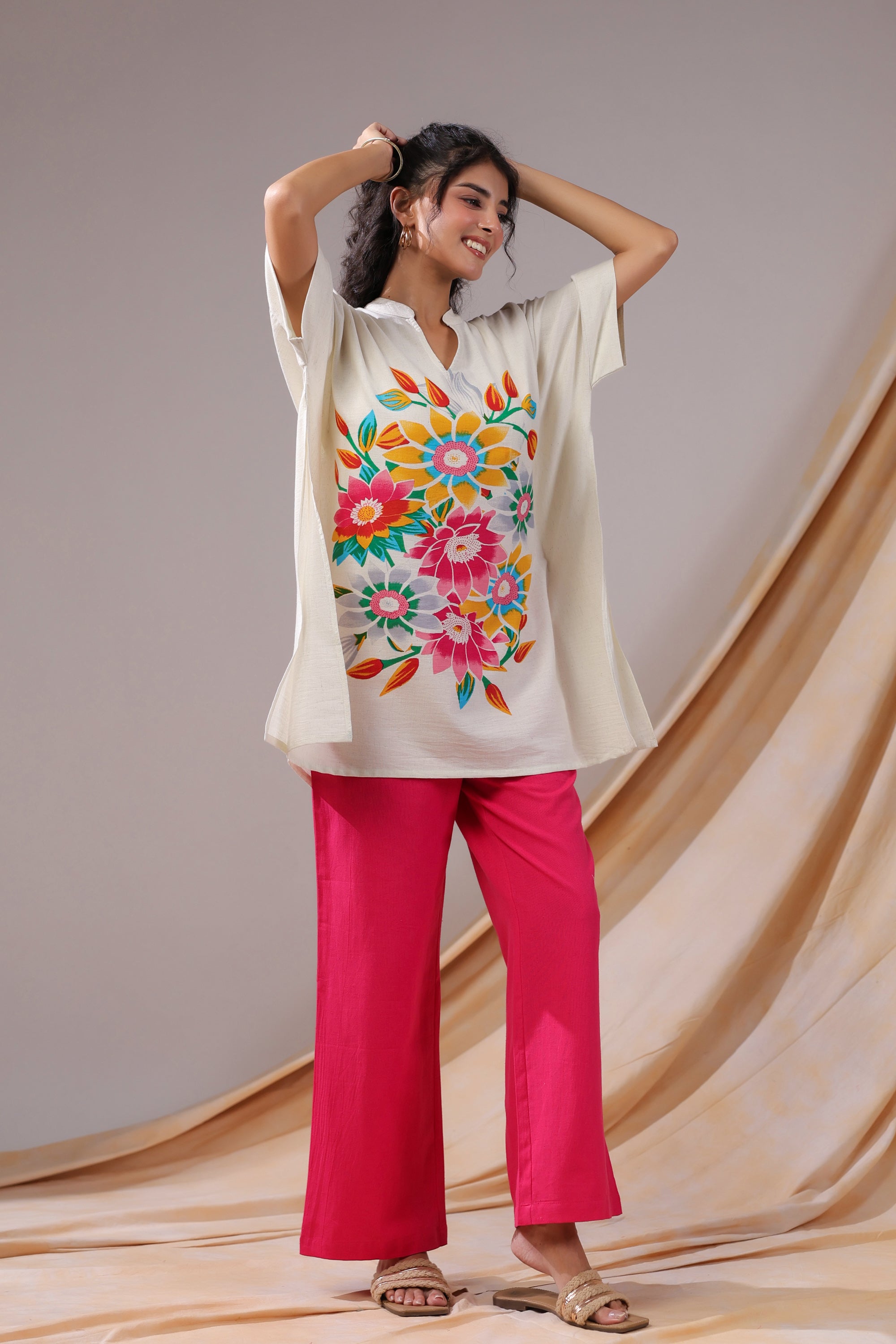 Meadow Cotton Flex Bloom Co-ord Set