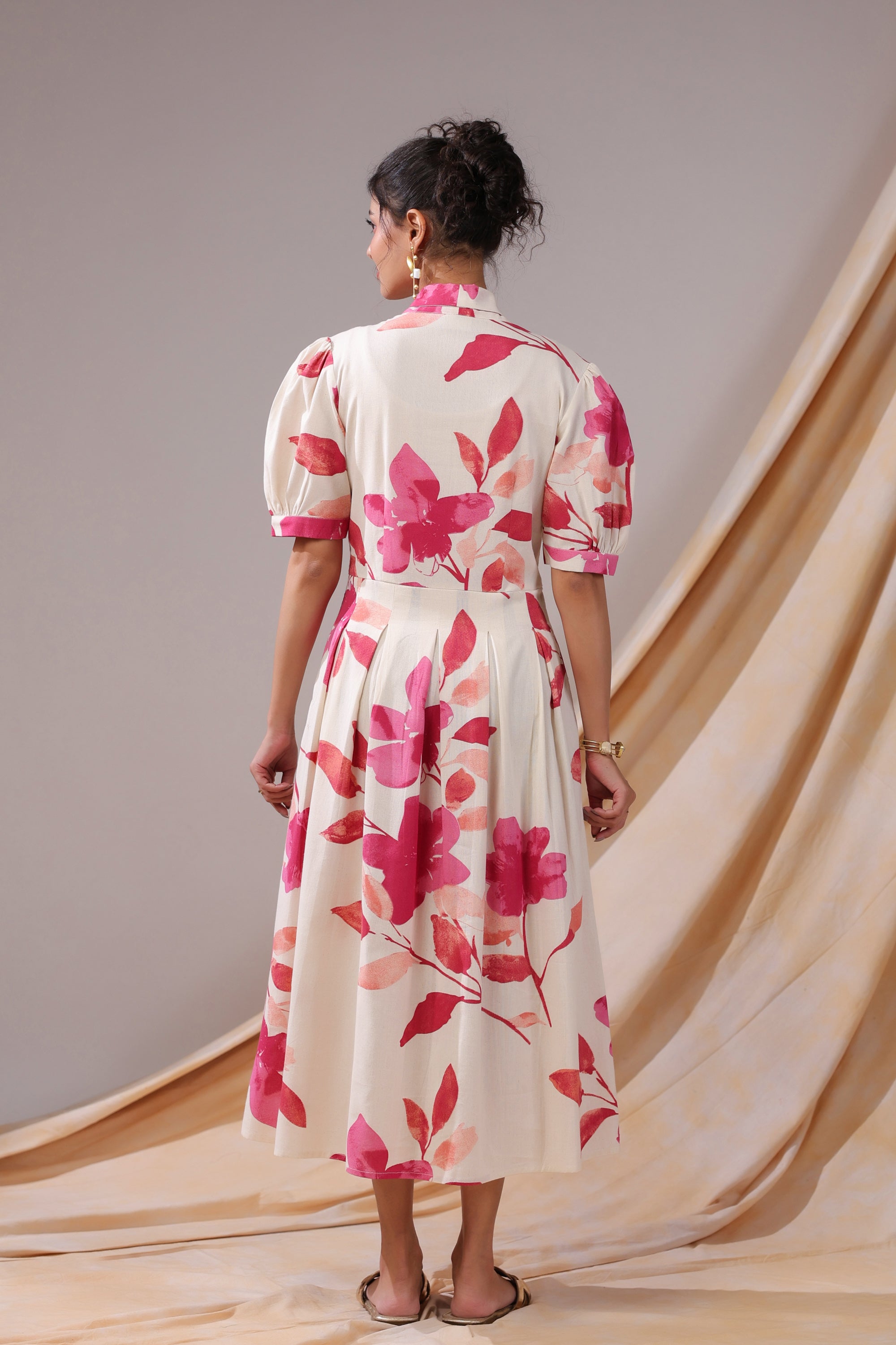 Rosewood Garden Cotton Flex Dress