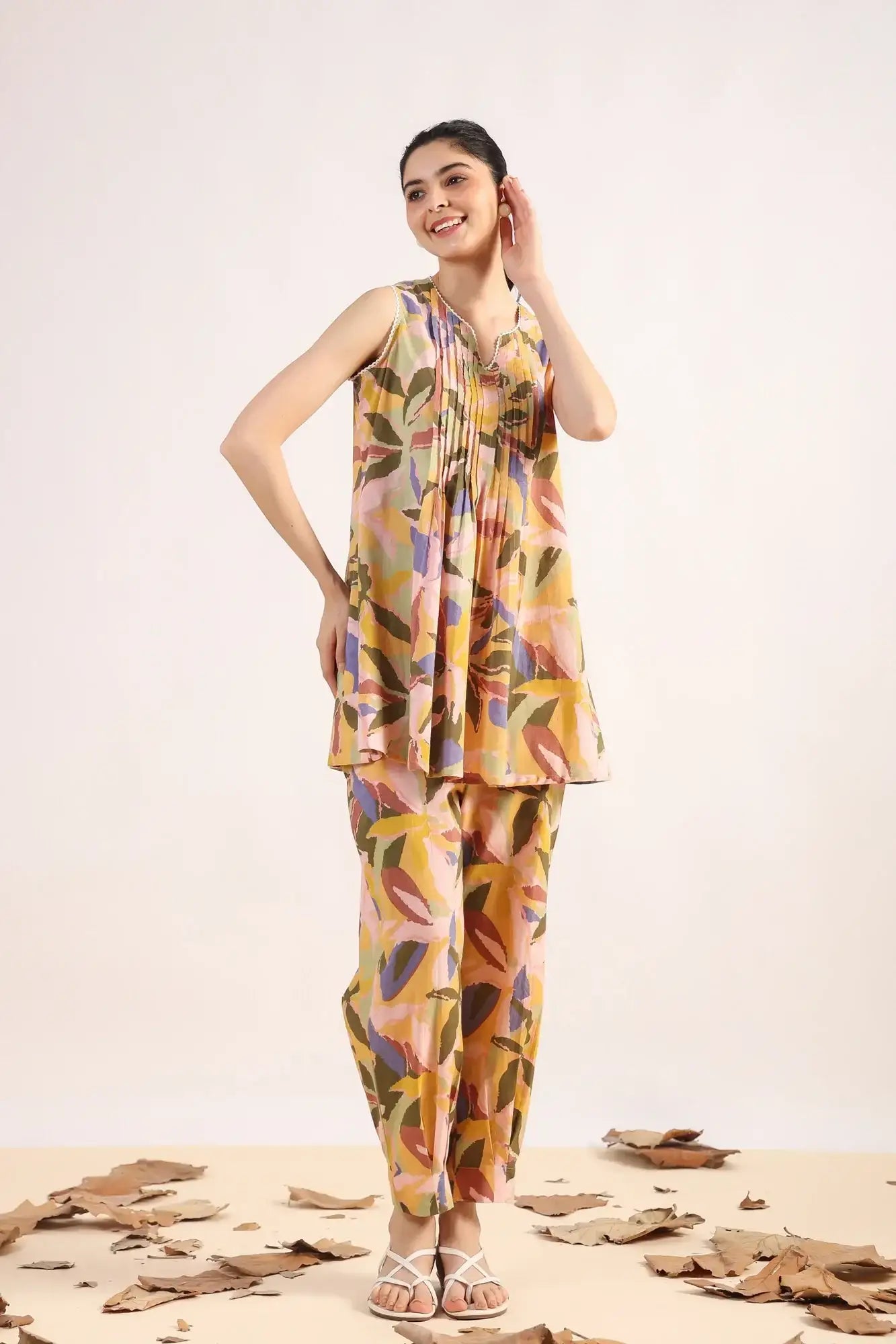 Sunshine Meadows Cotton Co-ord set