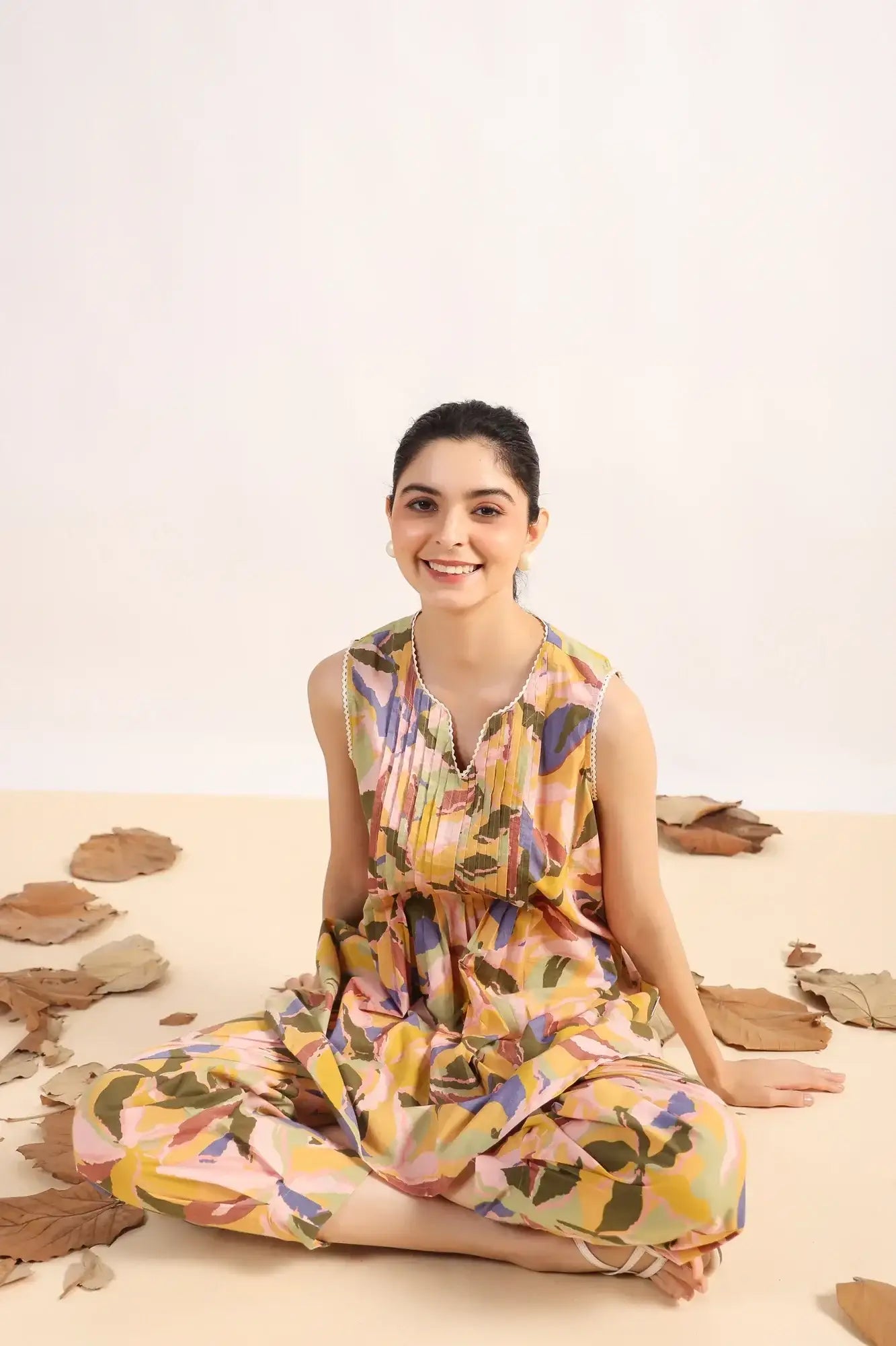 Sunshine Meadows Cotton Co-ord set