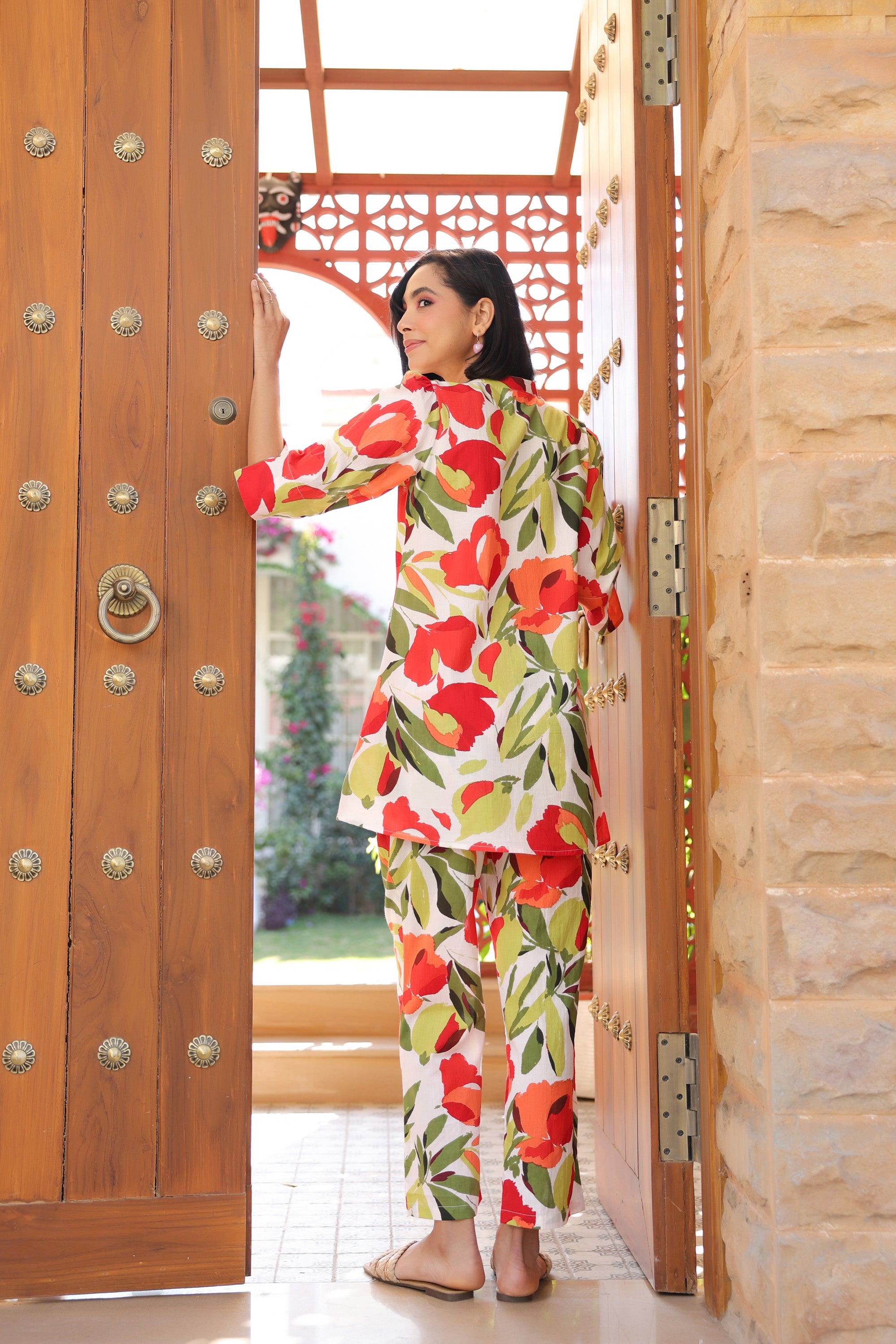 Fruitful Bloom Cotton Co-ord Set