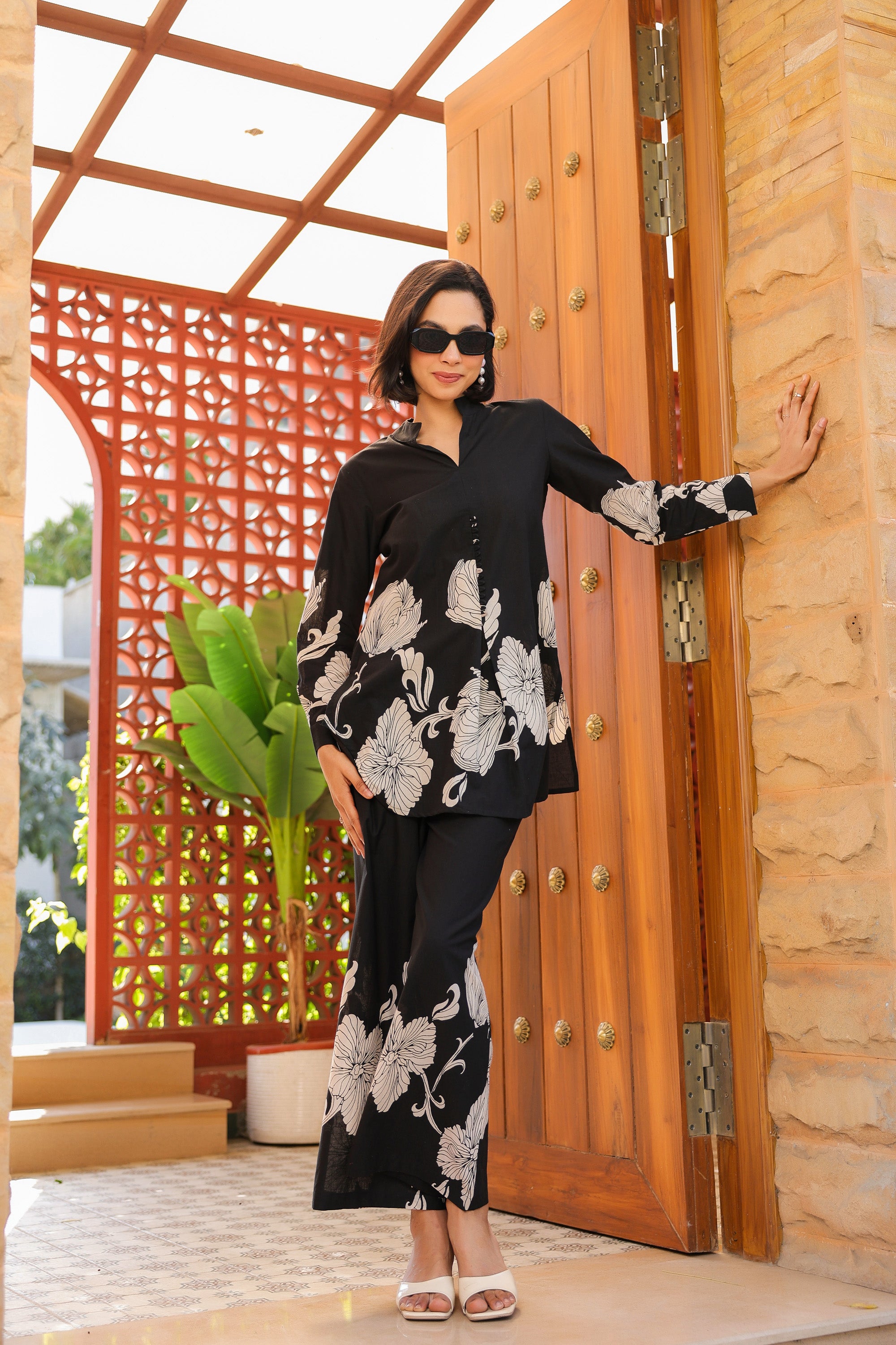 Black Mystique Cotton Co-ord Set