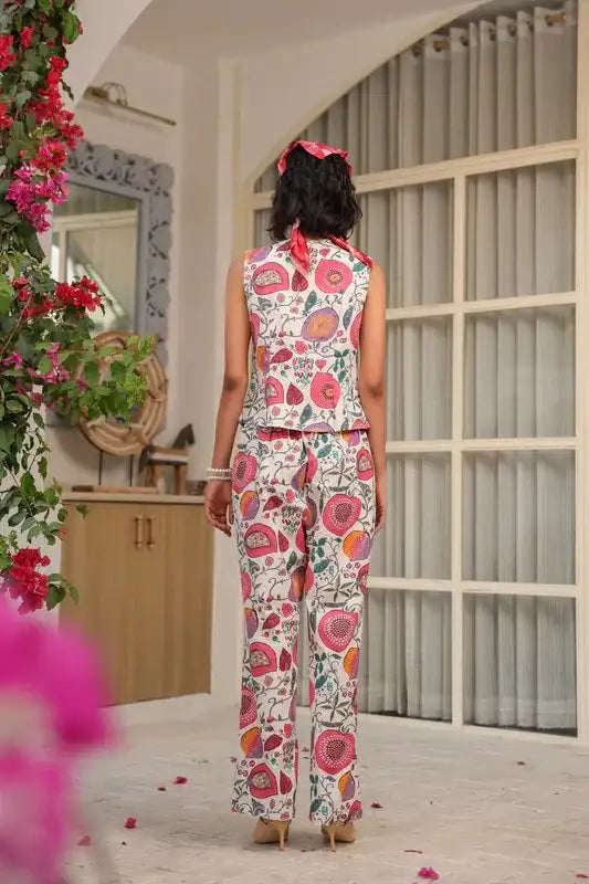 Floral Orchard Breeze Cotton Flex Co-ord Set