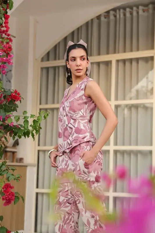 Floral Orchard Breeze Cotton Flex Co-ord Set