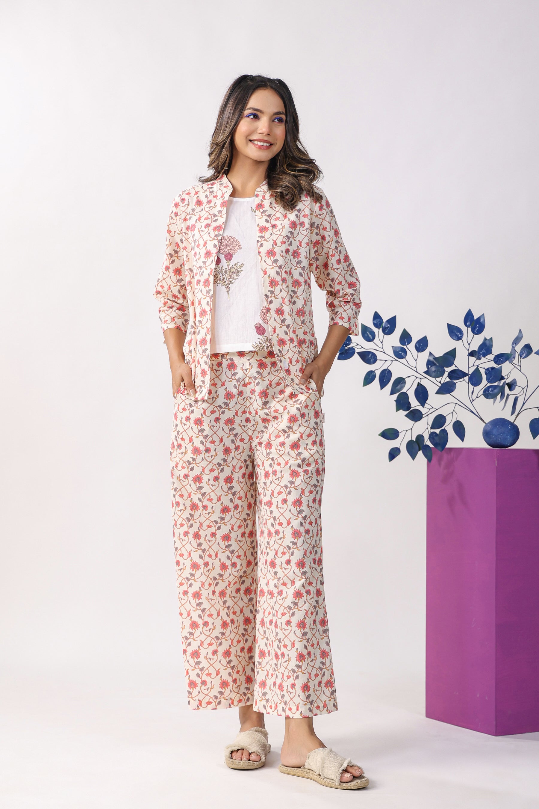Garden Party Three Piece Cotton Set