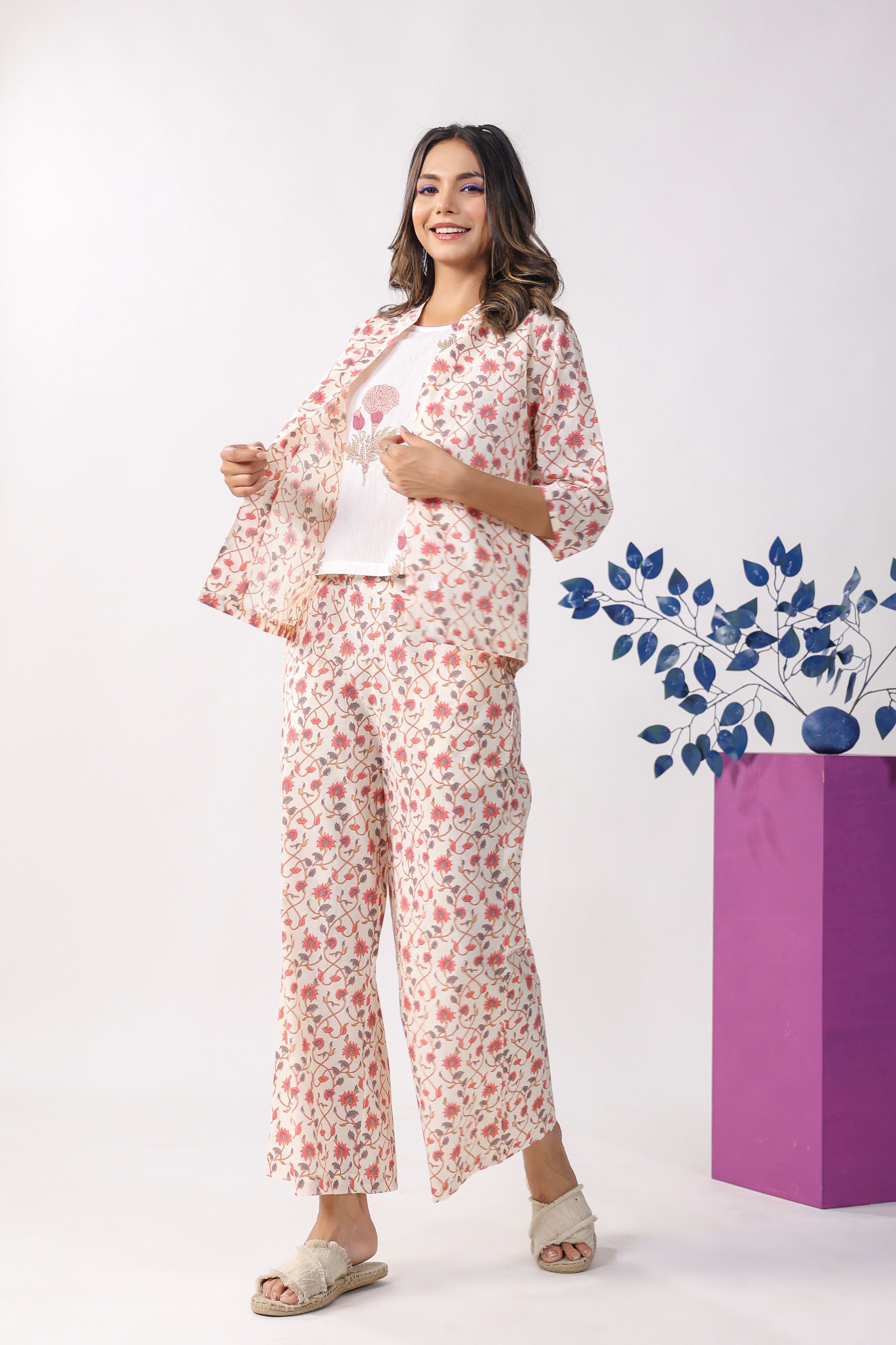 Garden Party Three Piece Cotton Set