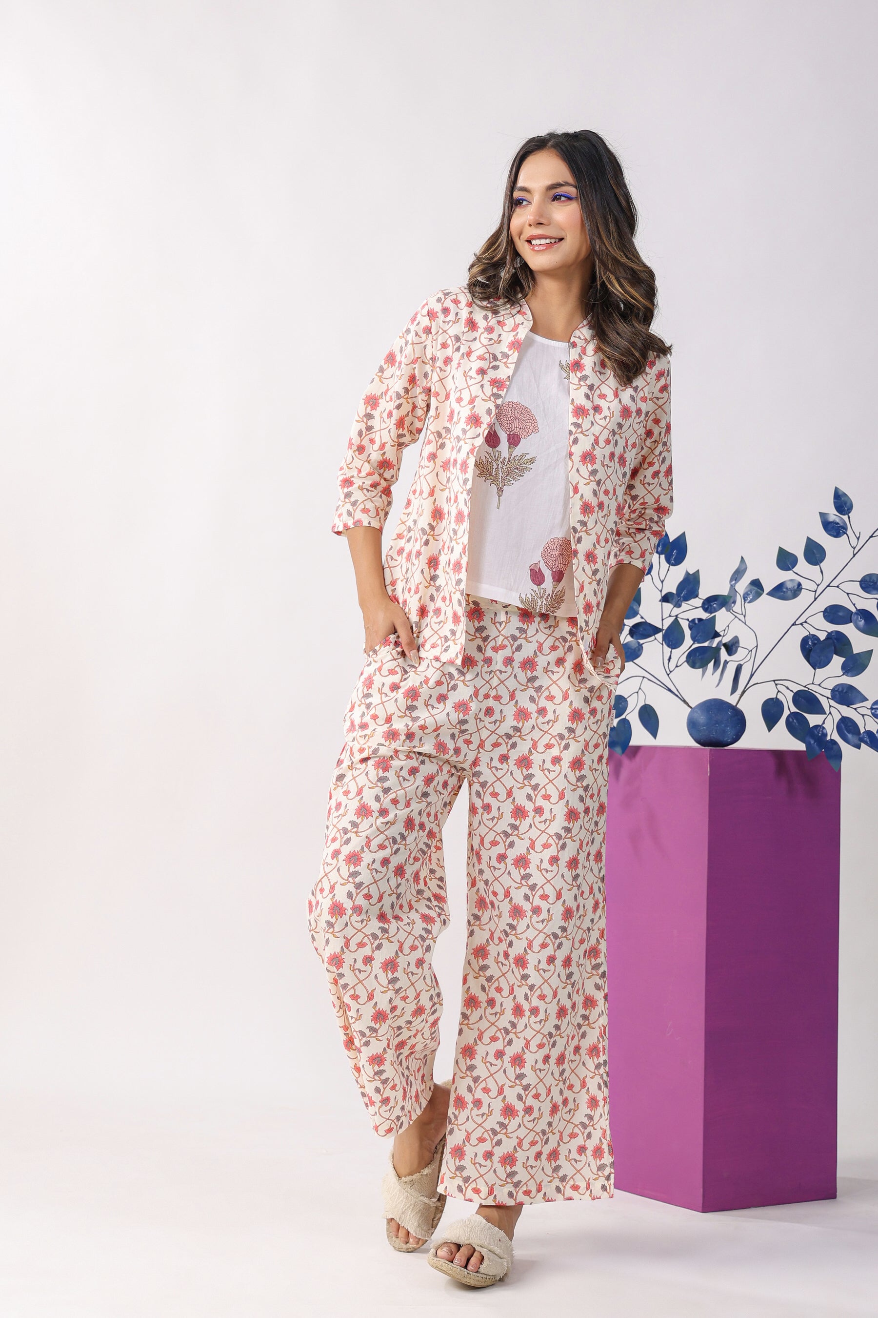 Garden Party Three Piece Cotton Set