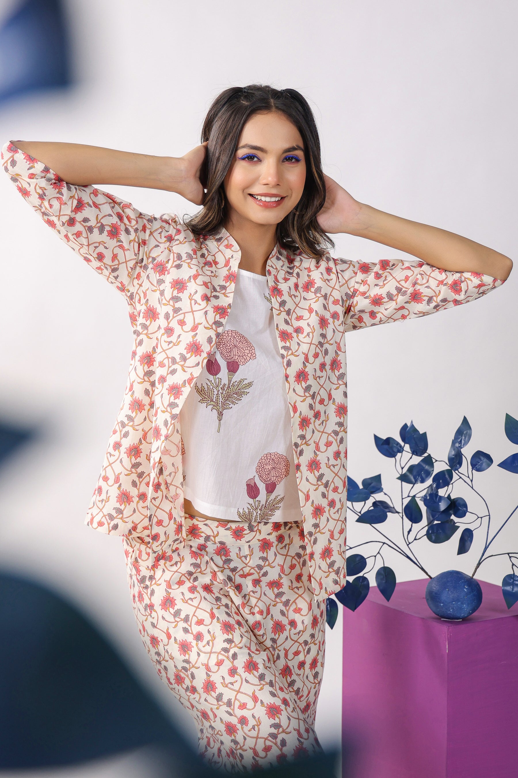 Garden Party Three Piece Cotton Set