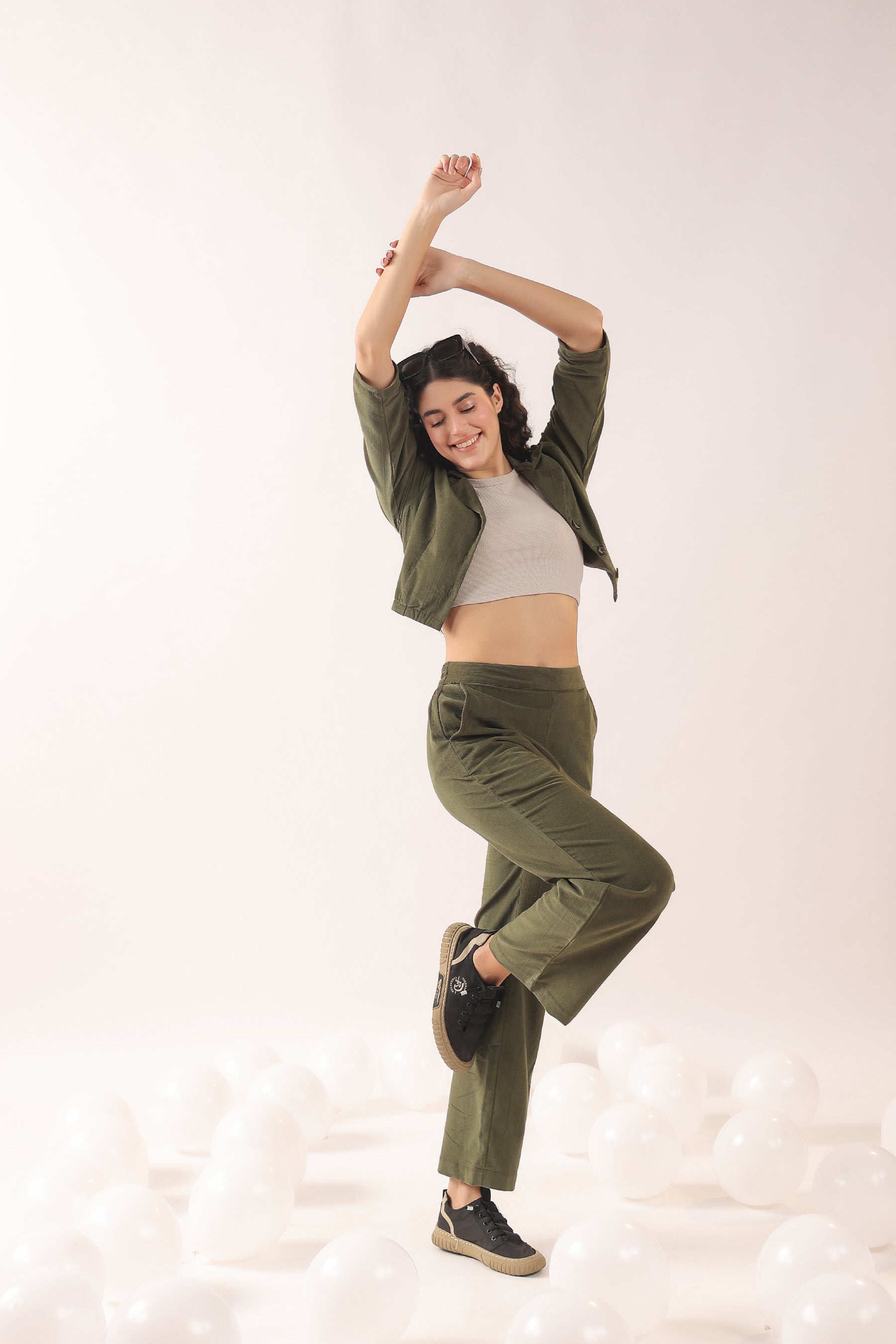 Tinsel-toe Cotton Corduroy Co-ord Set