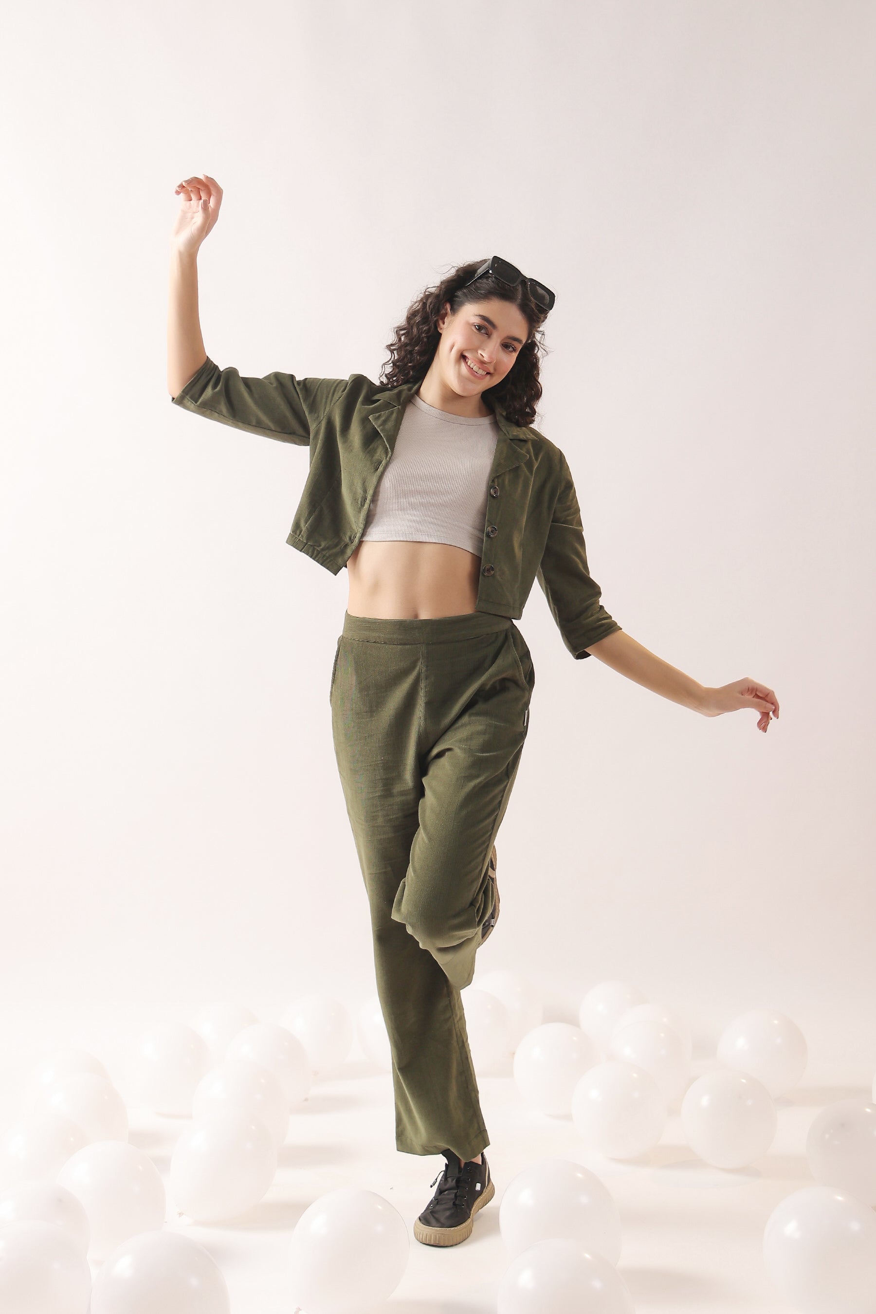 Tinsel-toe Cotton Corduroy Co-ord Set