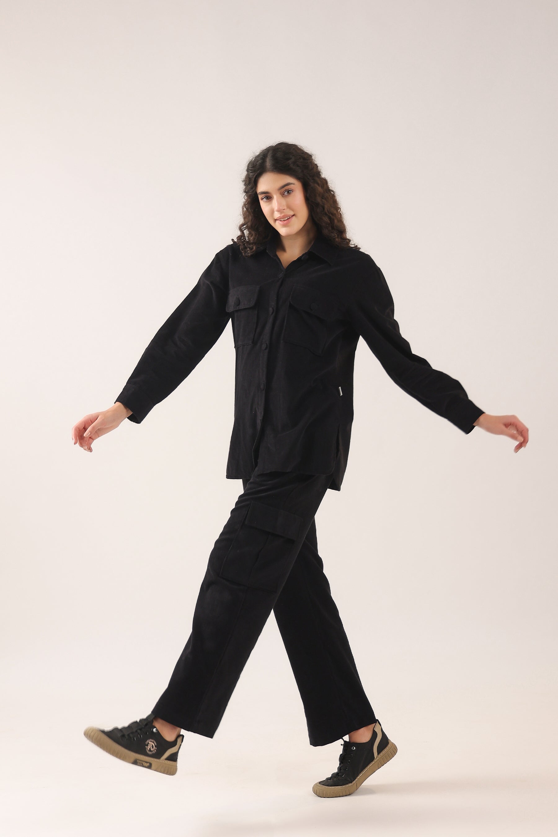 Pippin Shacket Cotton Corduroy Co-ord Set