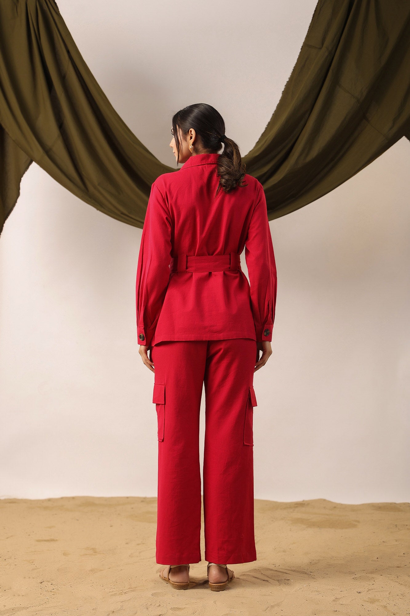 Poinciana Cotton Co-ord Set