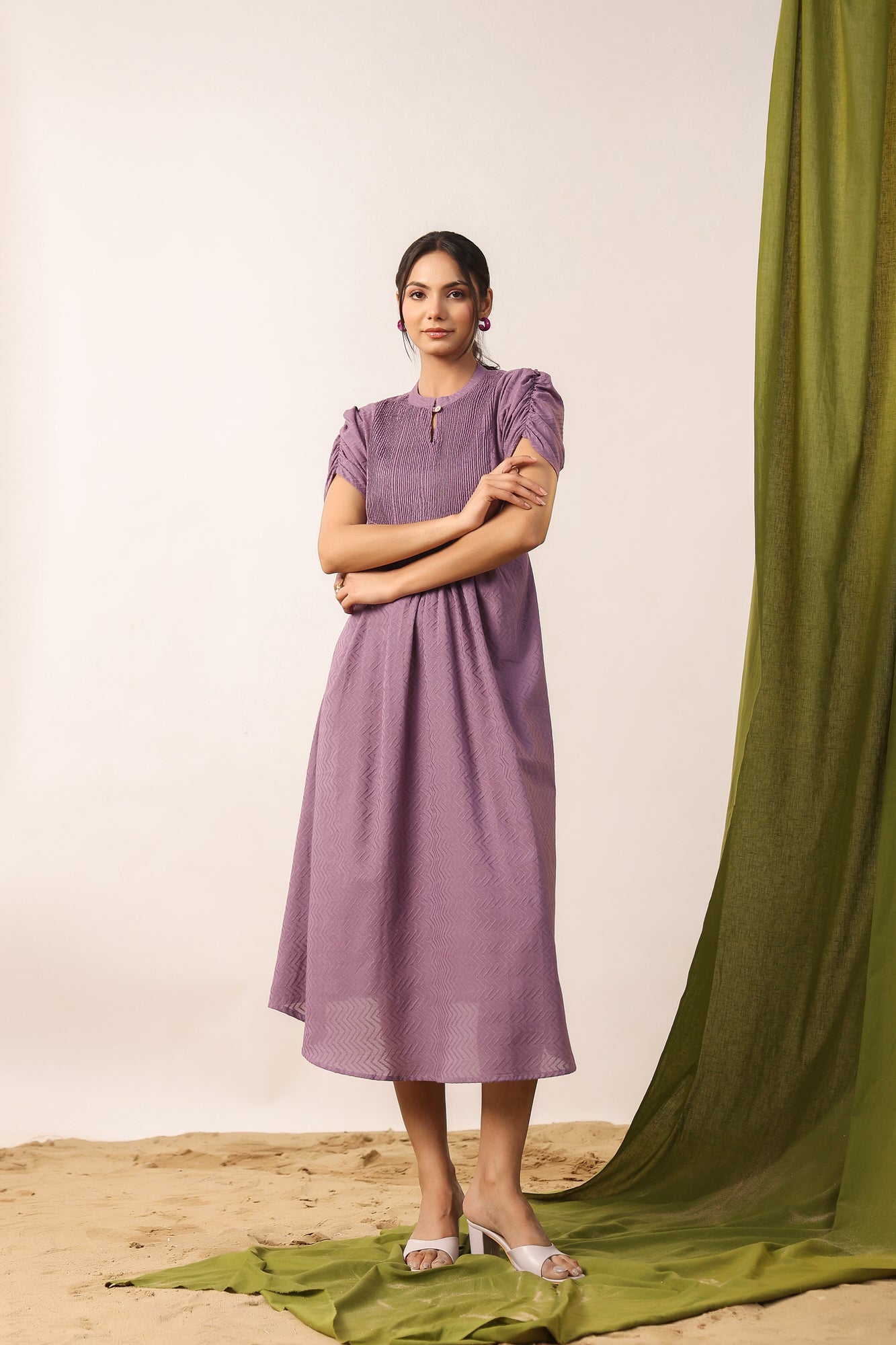 Lupine Cotton Dress