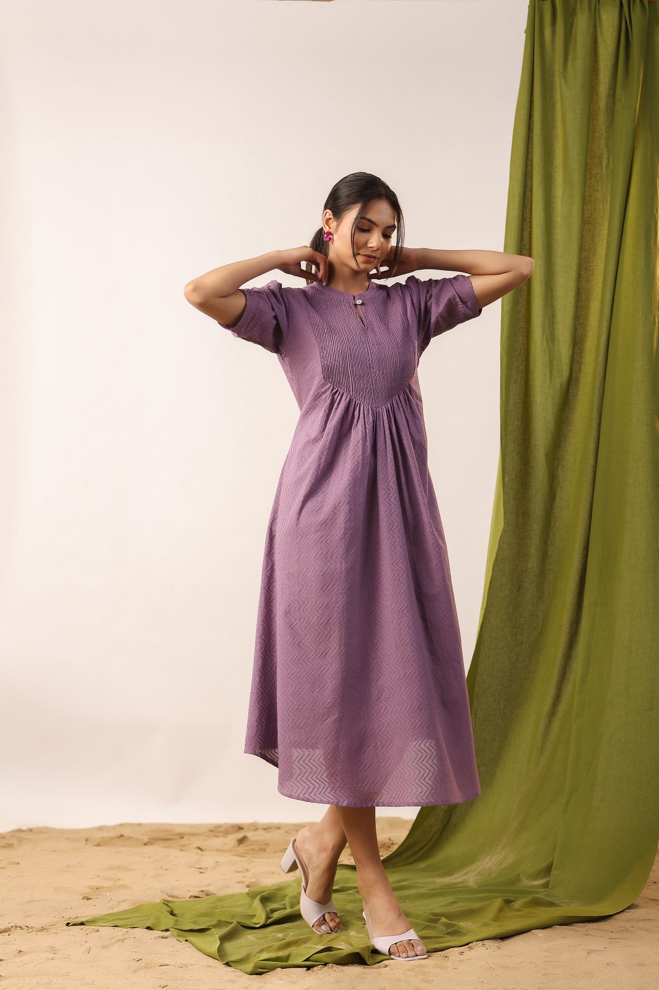 Lupine Cotton Dress