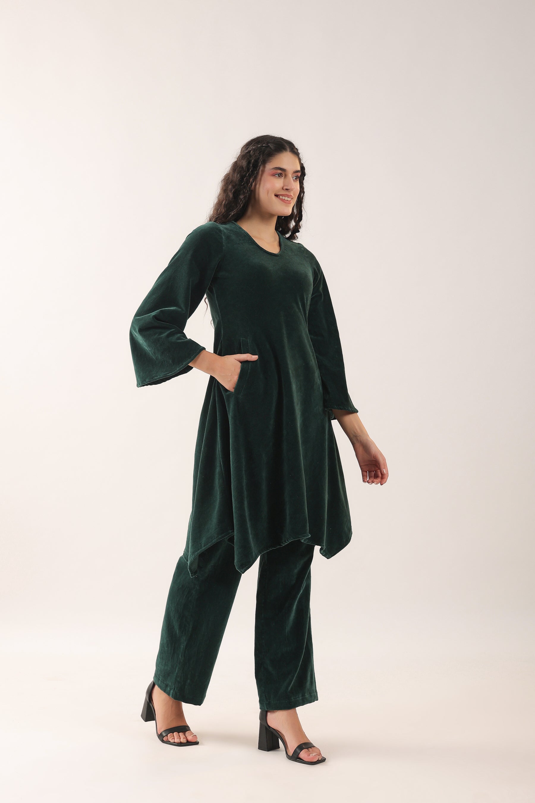 Forest Elf Velvet Co-ord Set