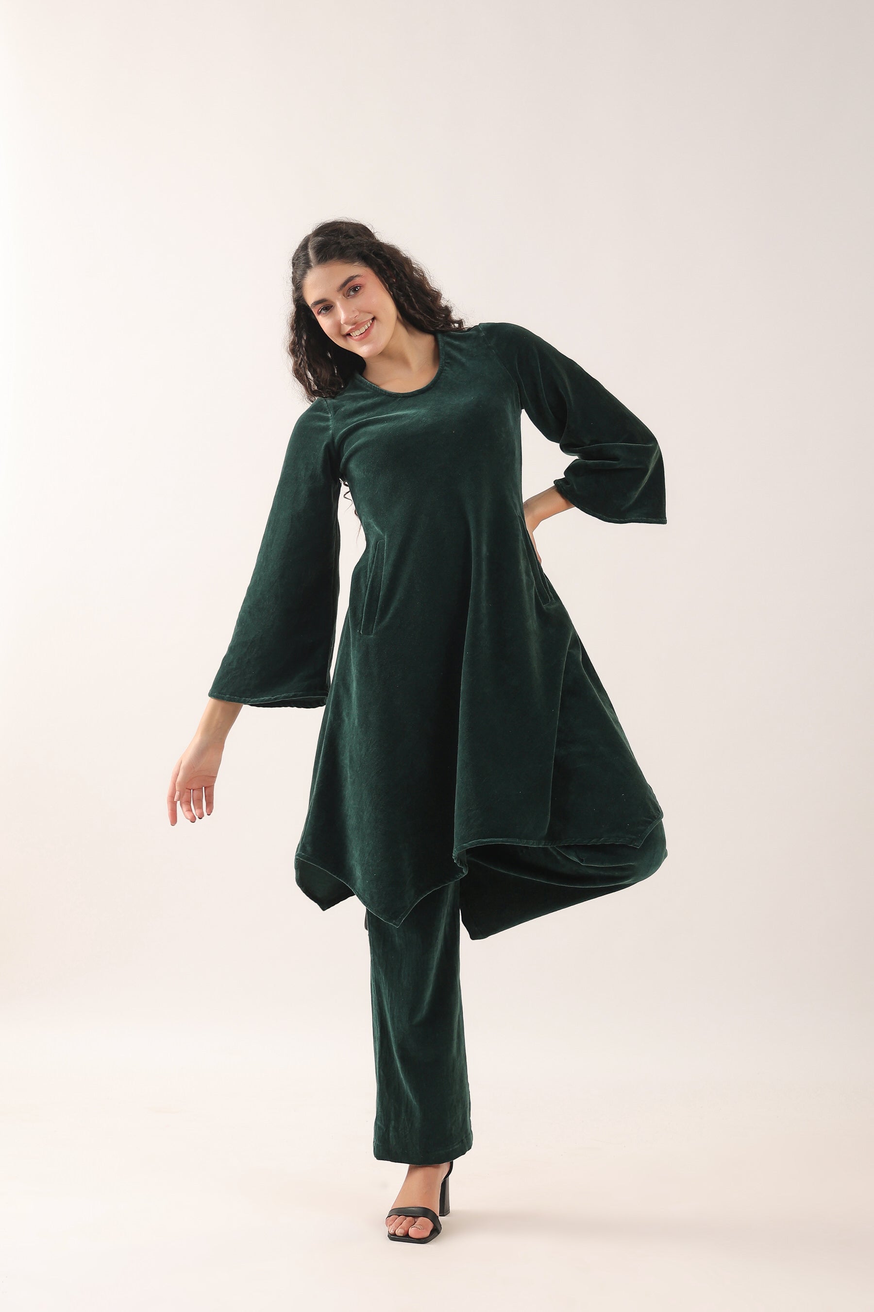 Forest Elf Velvet Co-ord Set