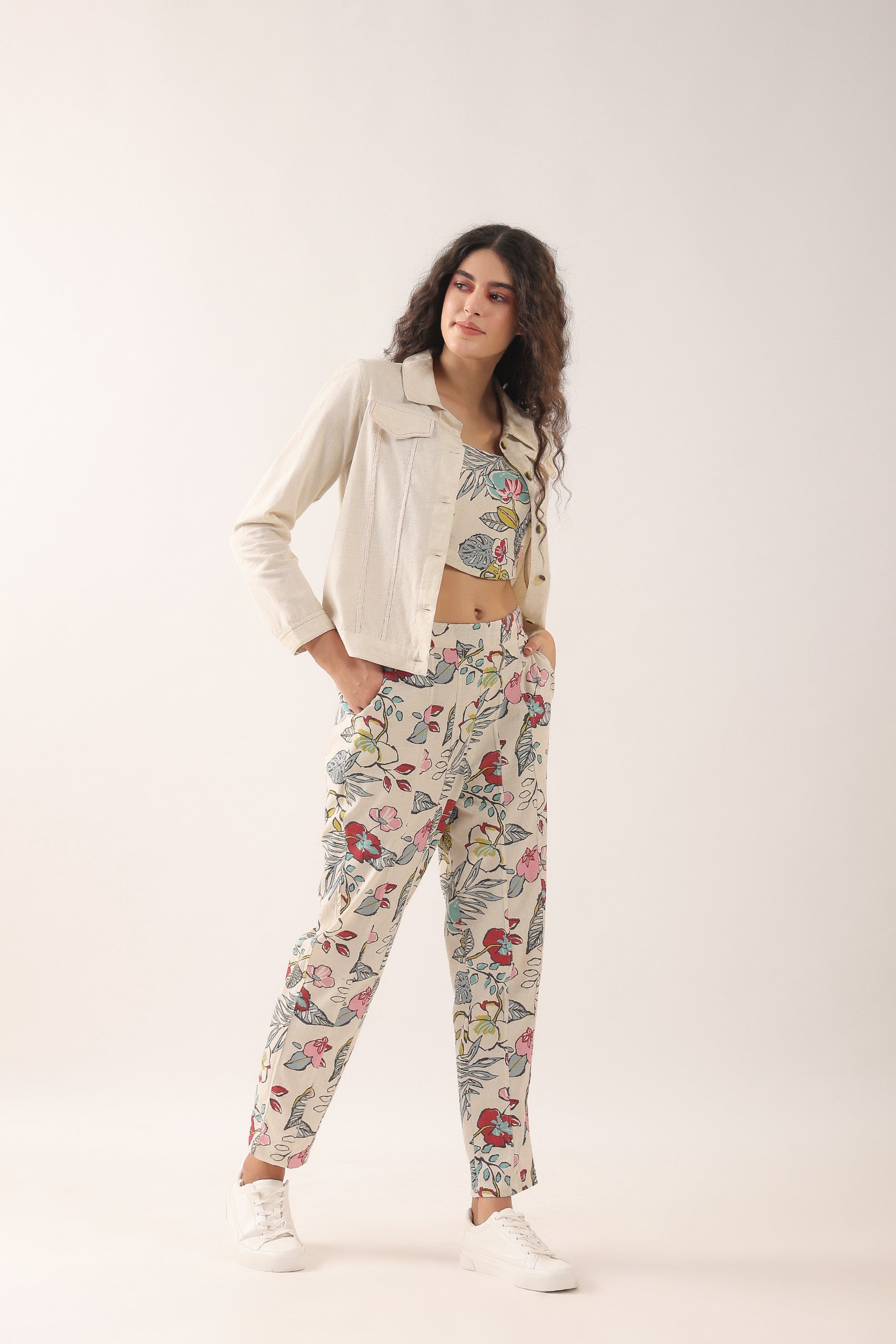 Kipperley Three Piece Cotton Flex Co-ord Set