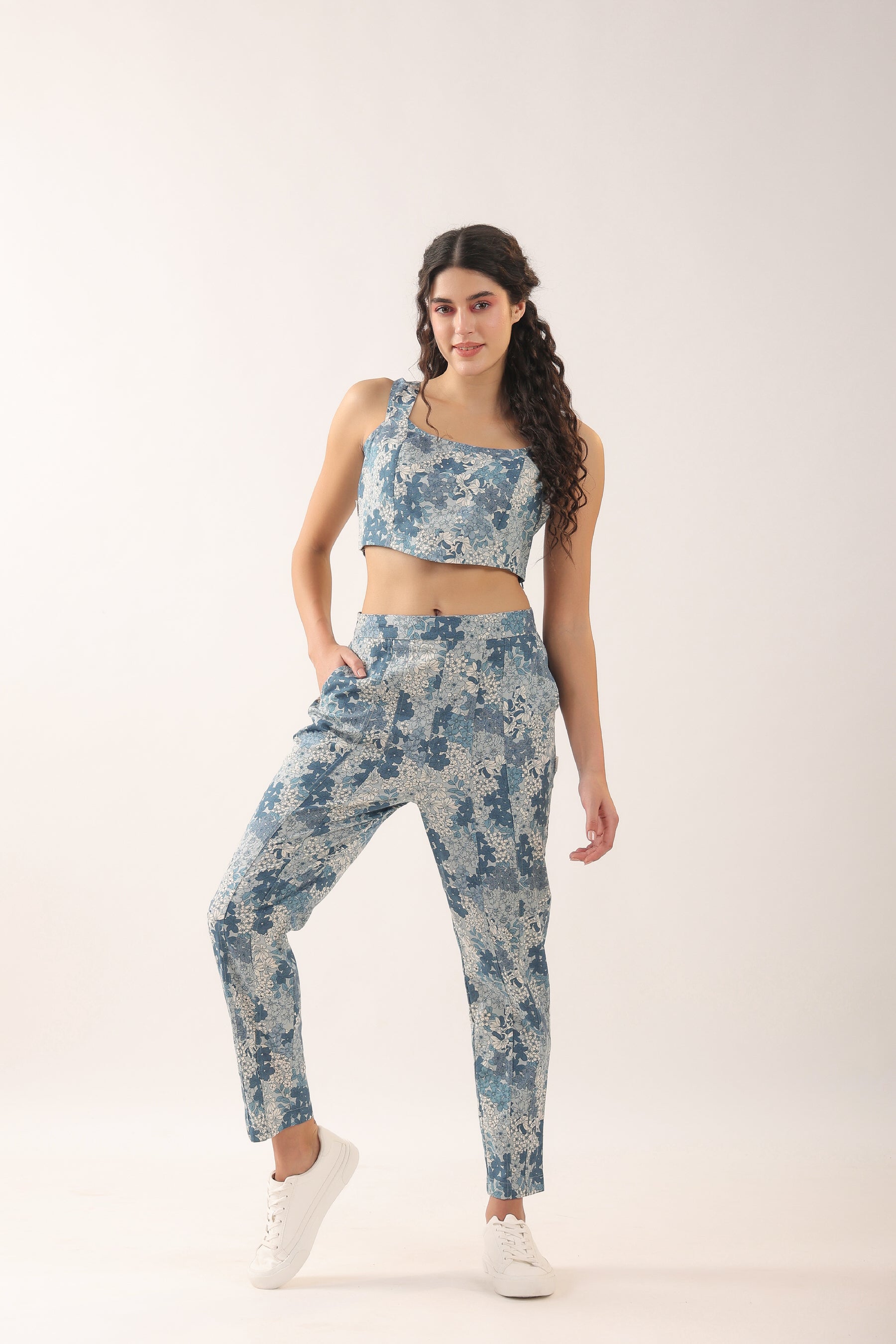 Bluebell Three Piece Cotton Flex Co-ord Set