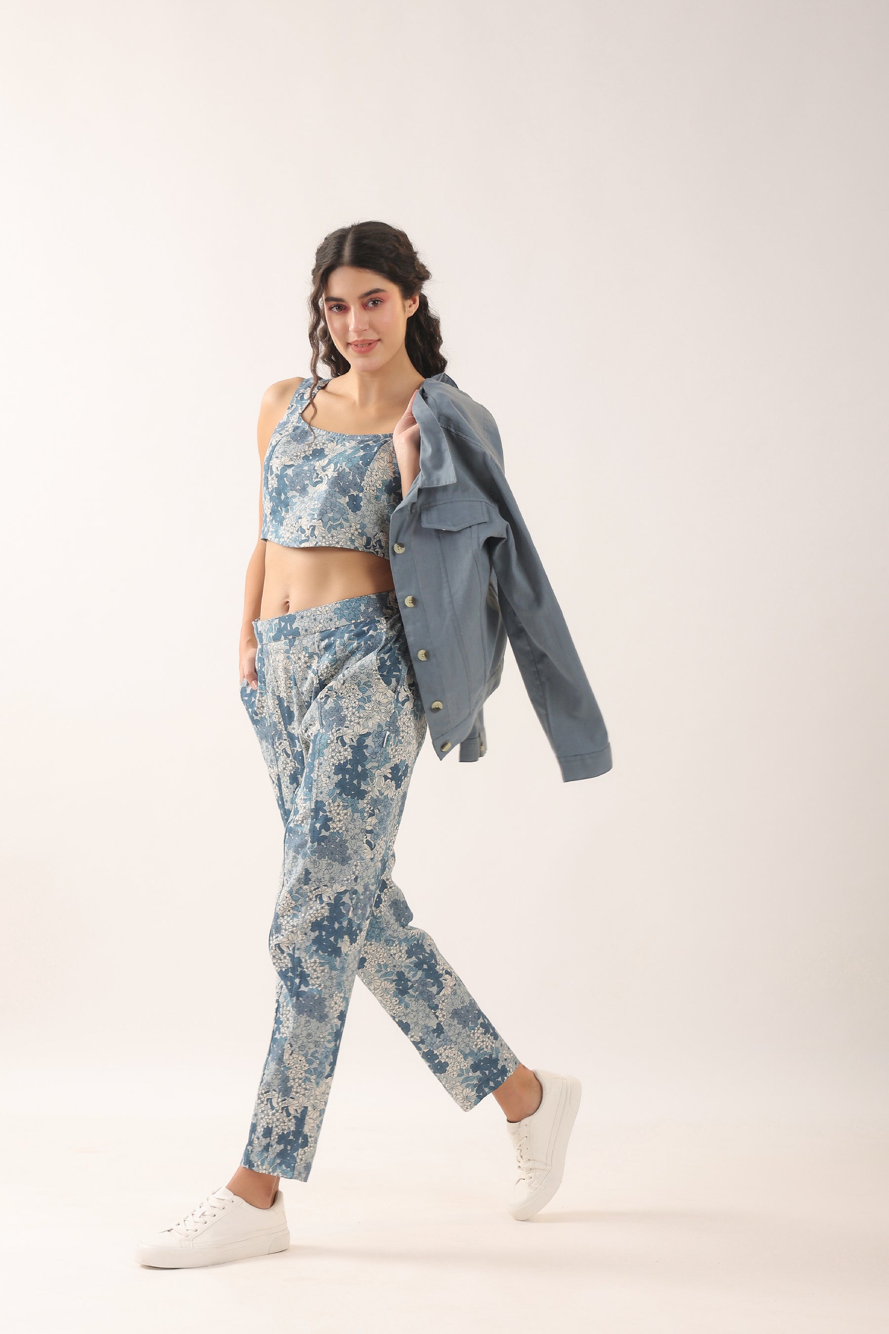 Bluebell Three Piece Cotton Flex Co-ord Set