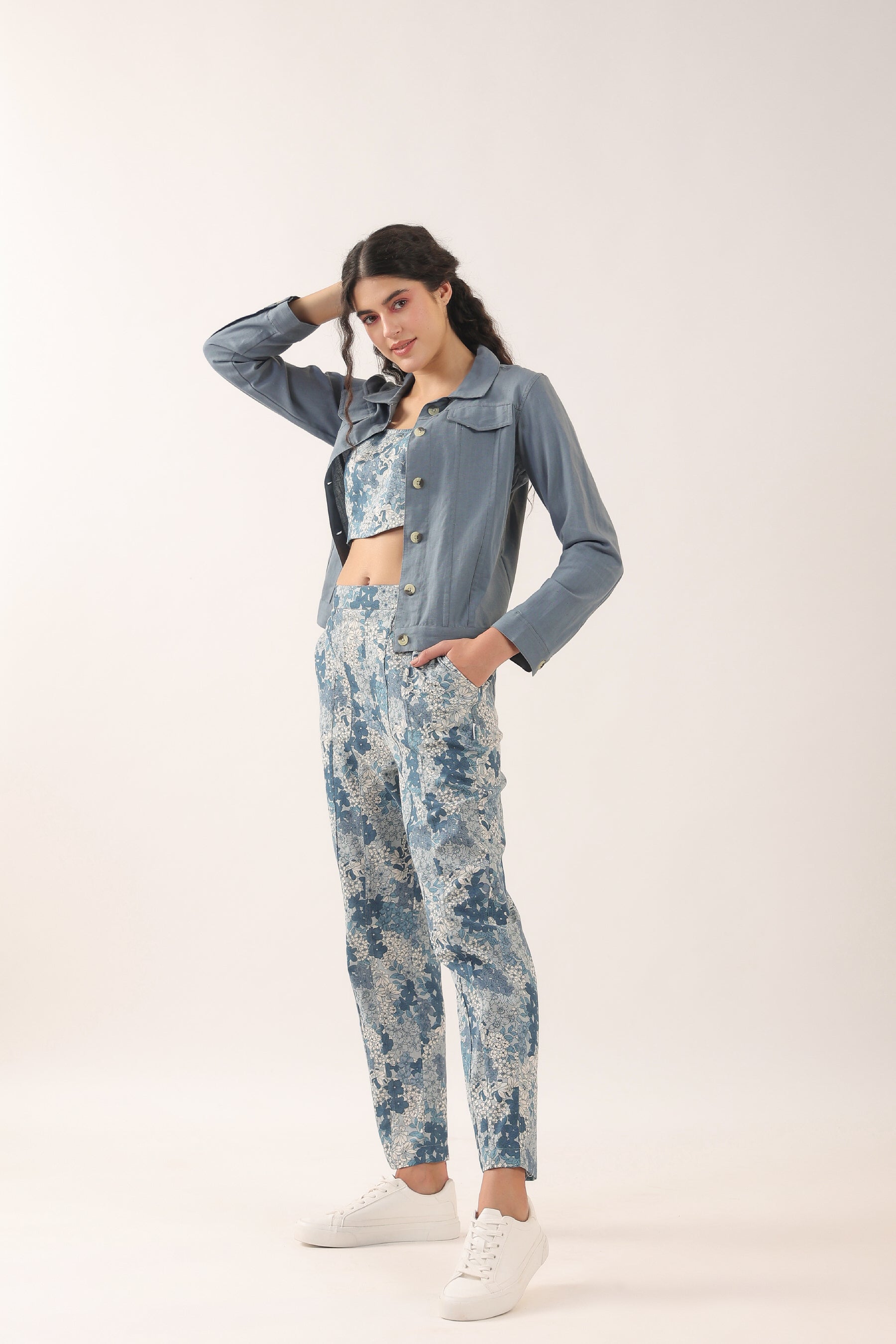 Bluebell Three Piece Cotton Flex Co-ord Set