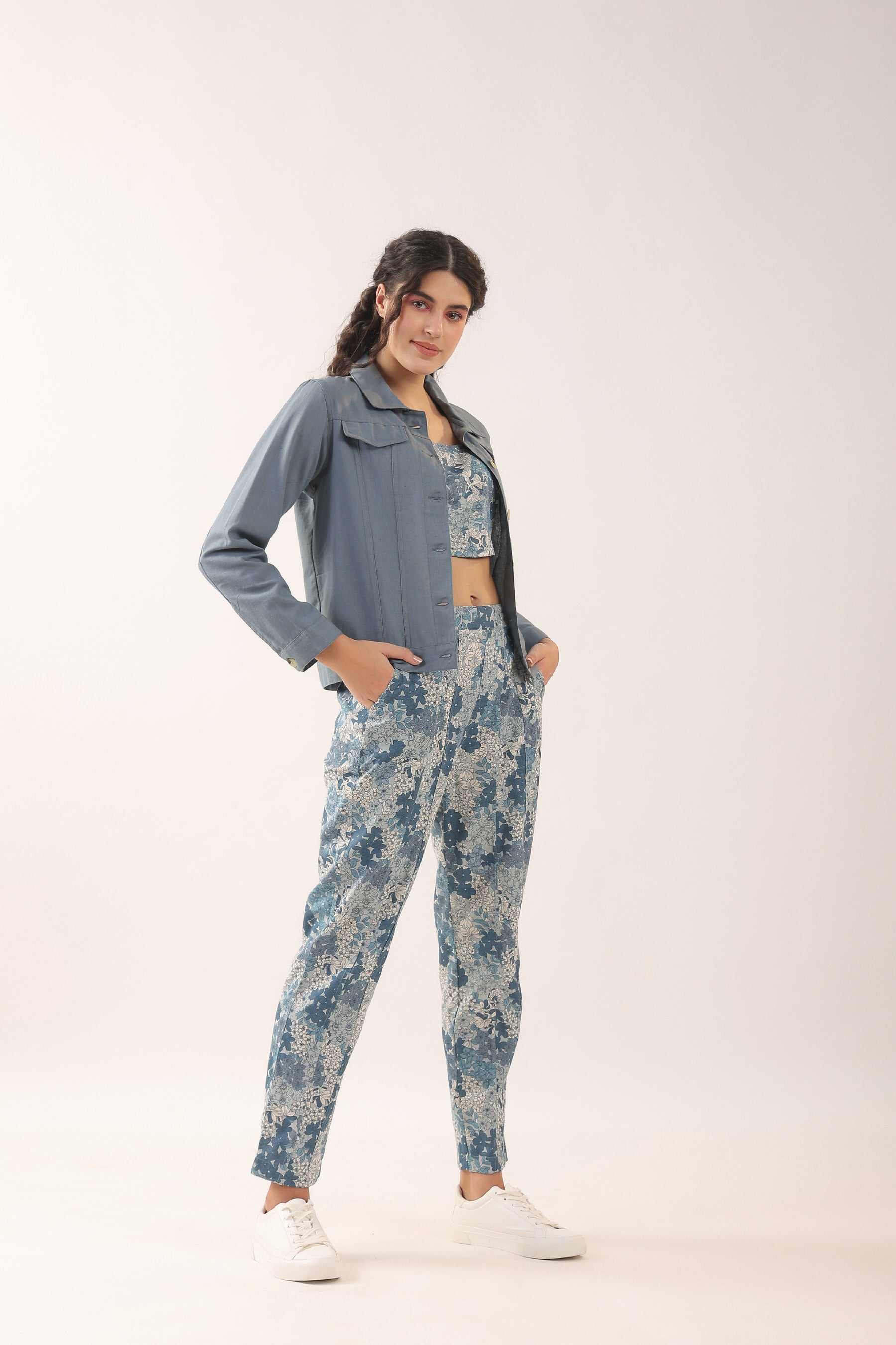 Bluebell Three Piece Cotton Flex Co-ord Set