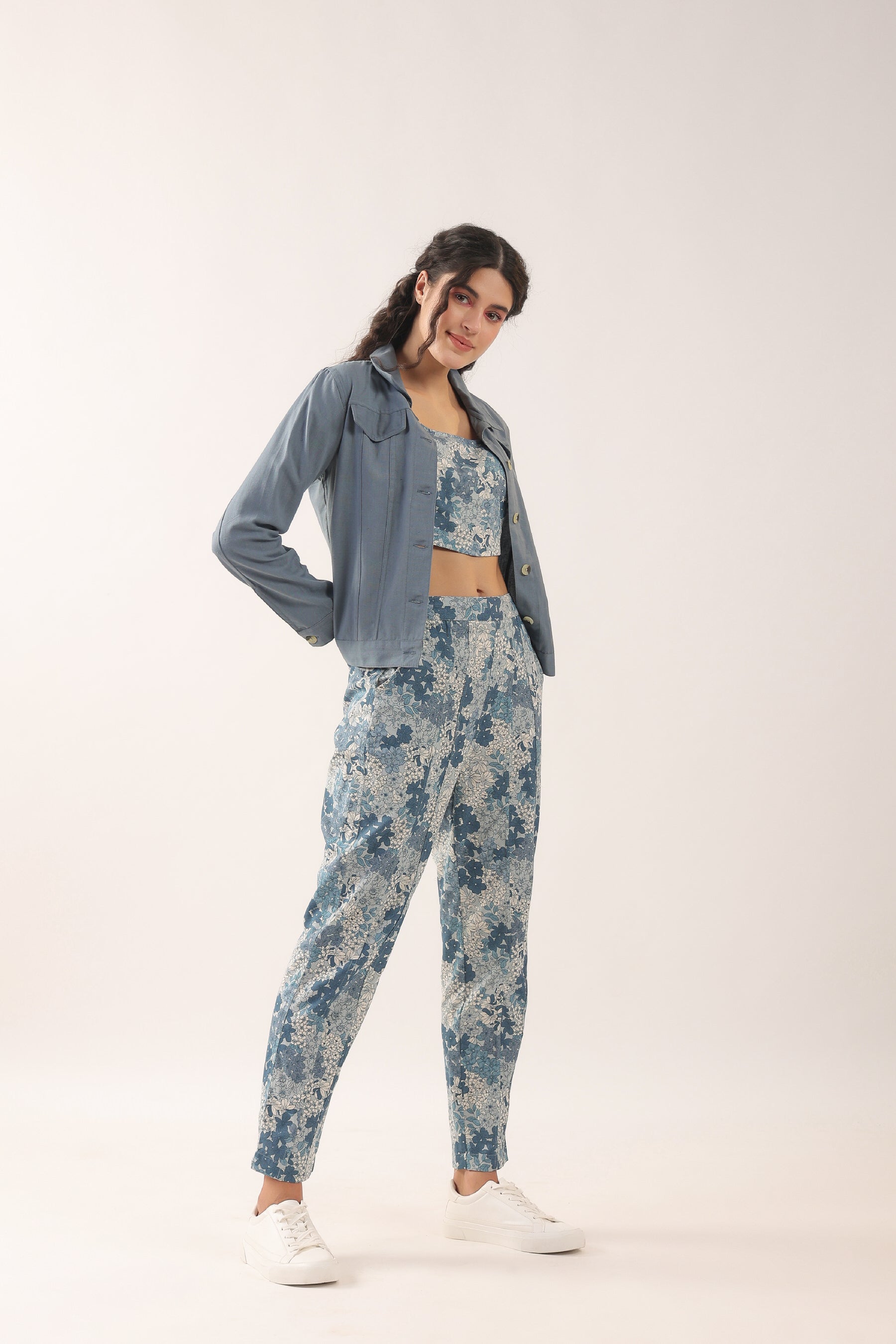 Bluebell Three Piece Cotton Flex Co-ord Set