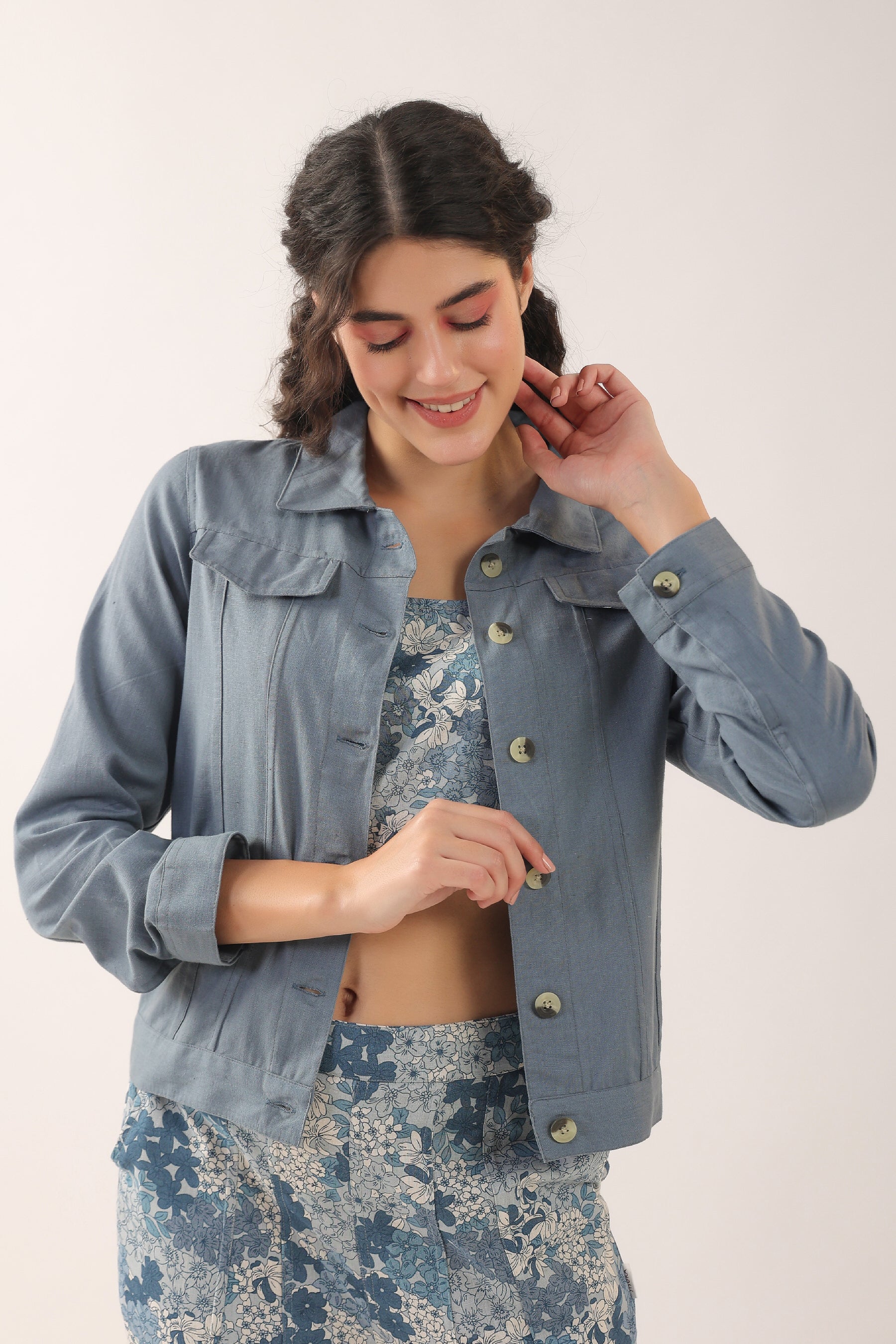 Bluebell Three Piece Cotton Flex Co-ord Set