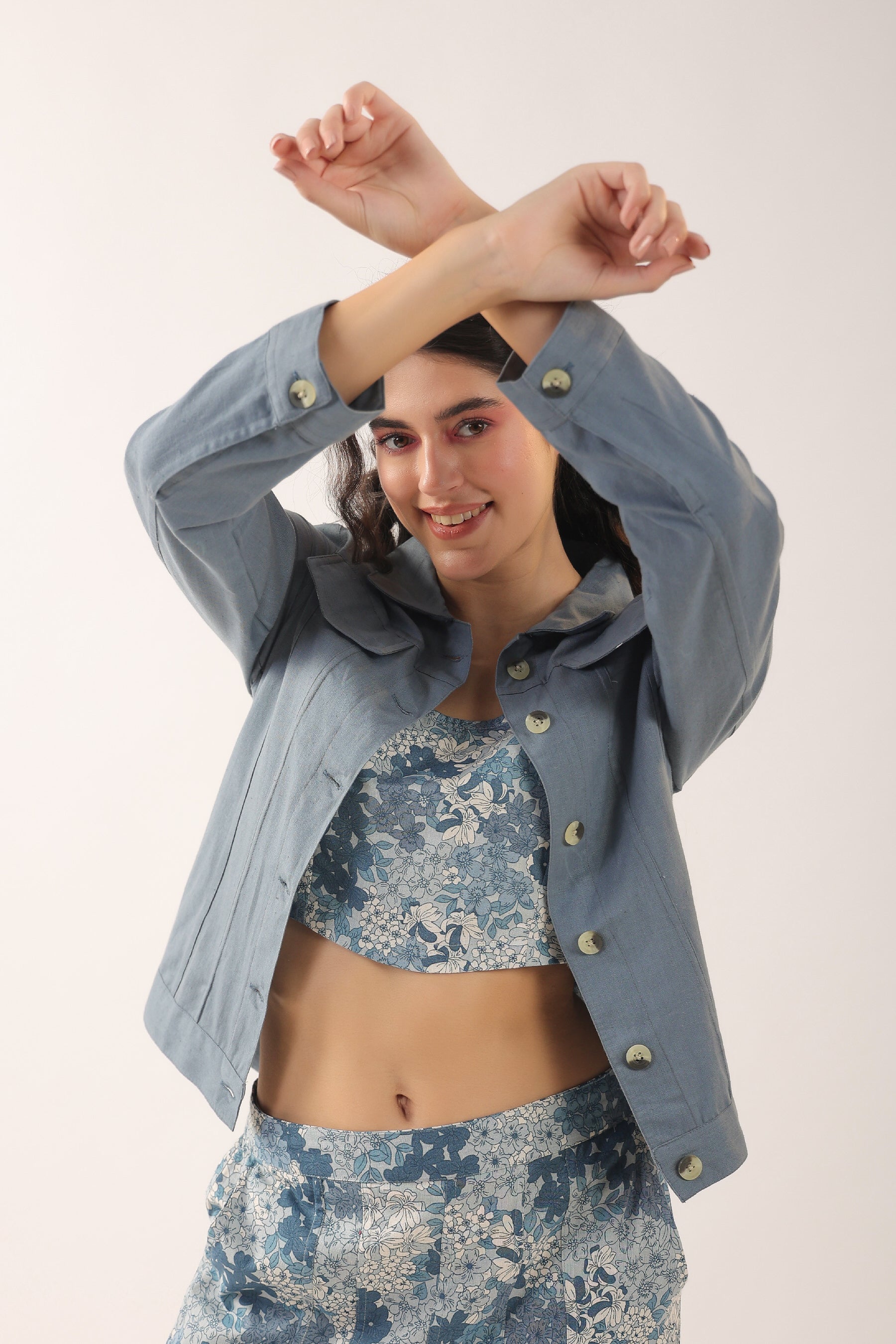 Bluebell Three Piece Cotton Flex Co-ord Set