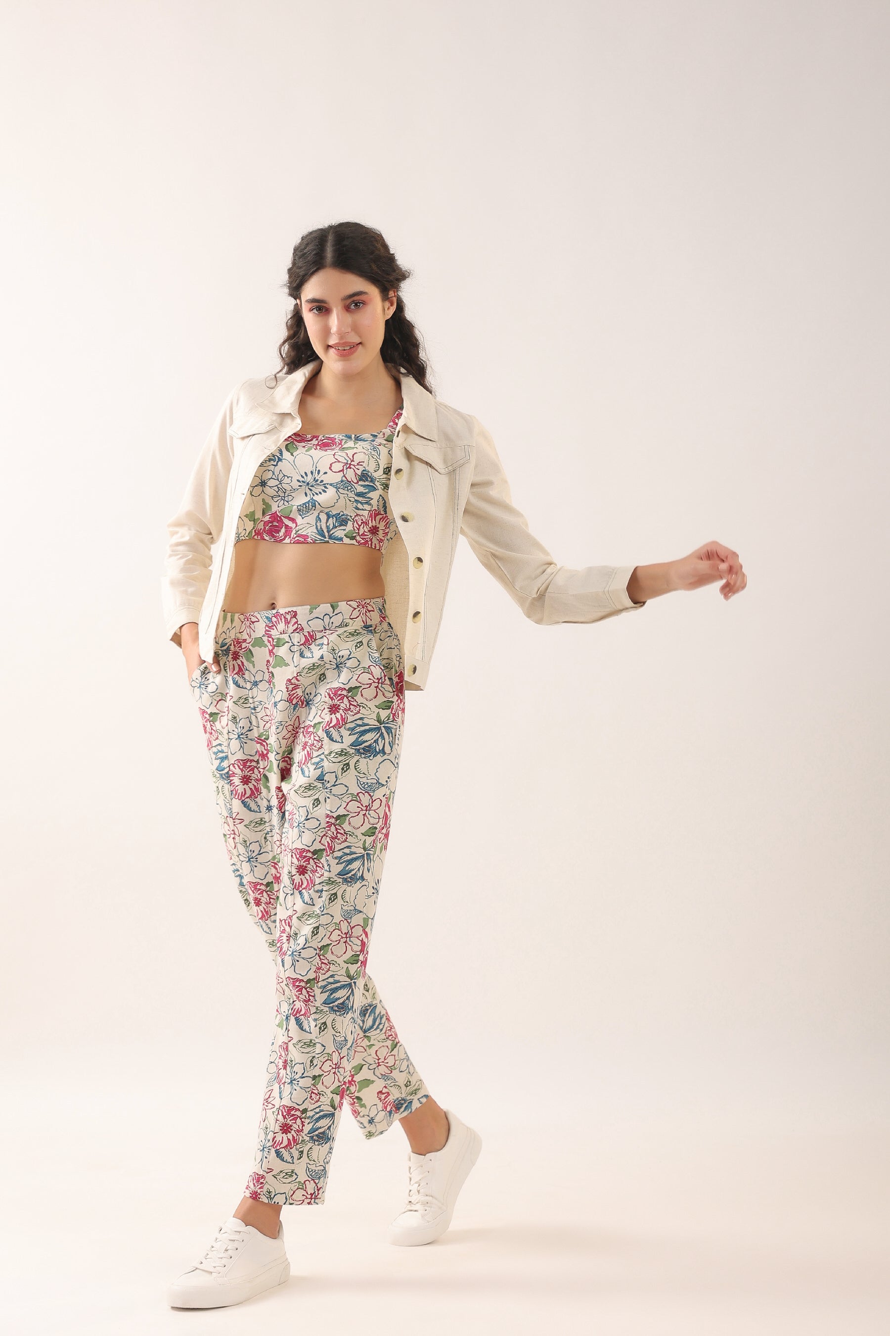 Snowkins Three Piece Cotton Flex Co-ord Set