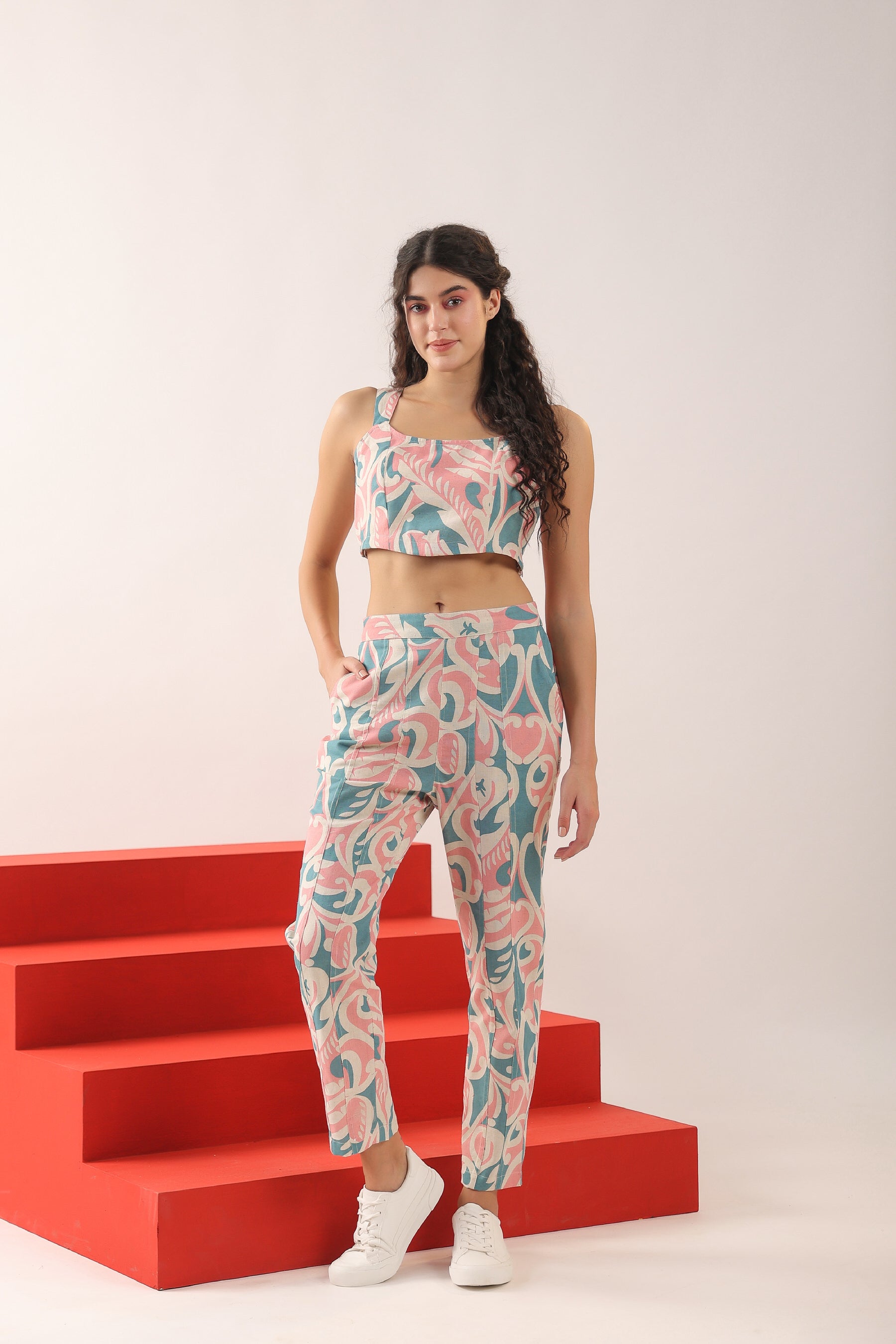 Icicle Three Piece Cotton Flex Co-ord Set