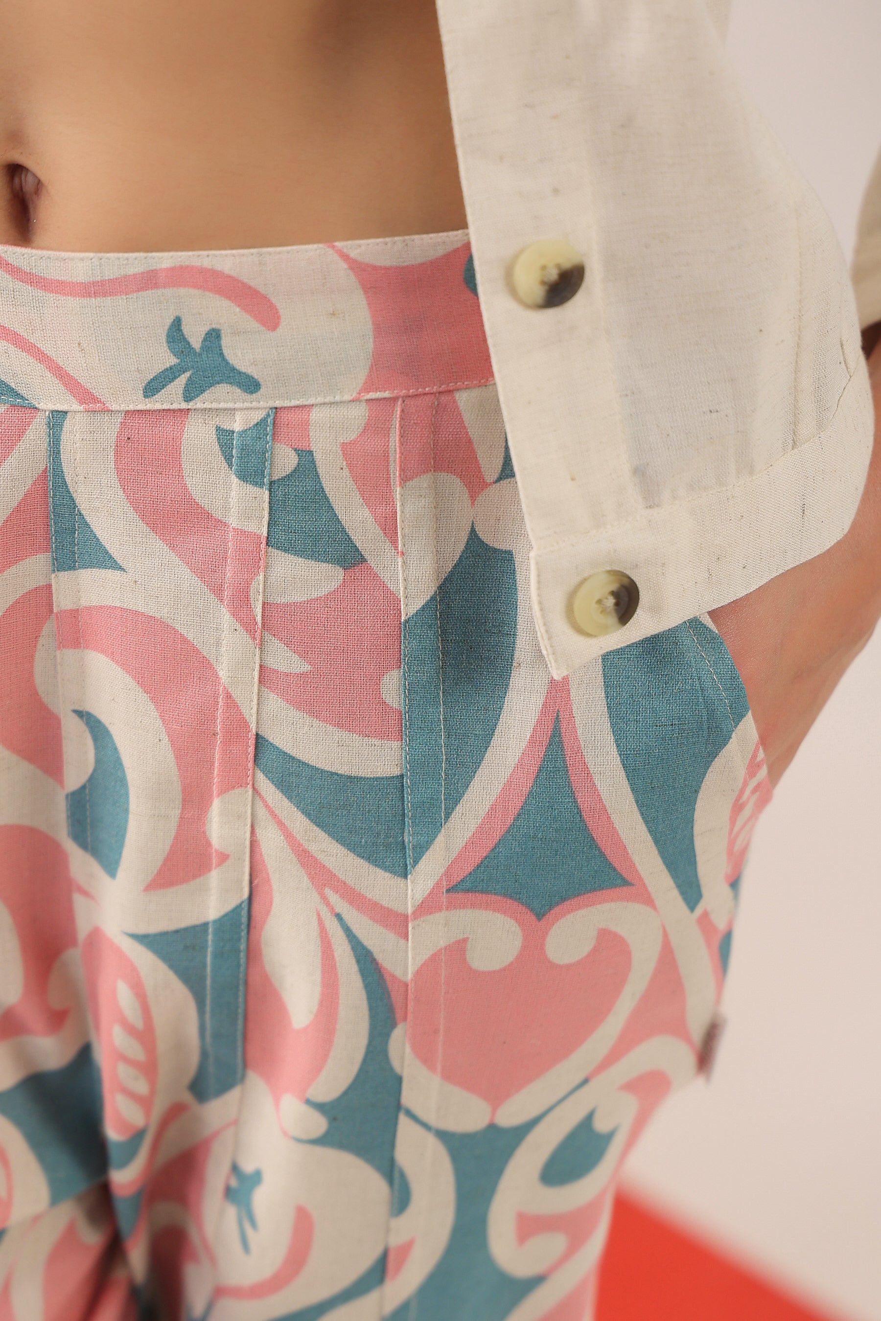 Icicle Three Piece Cotton Flex Co-ord Set