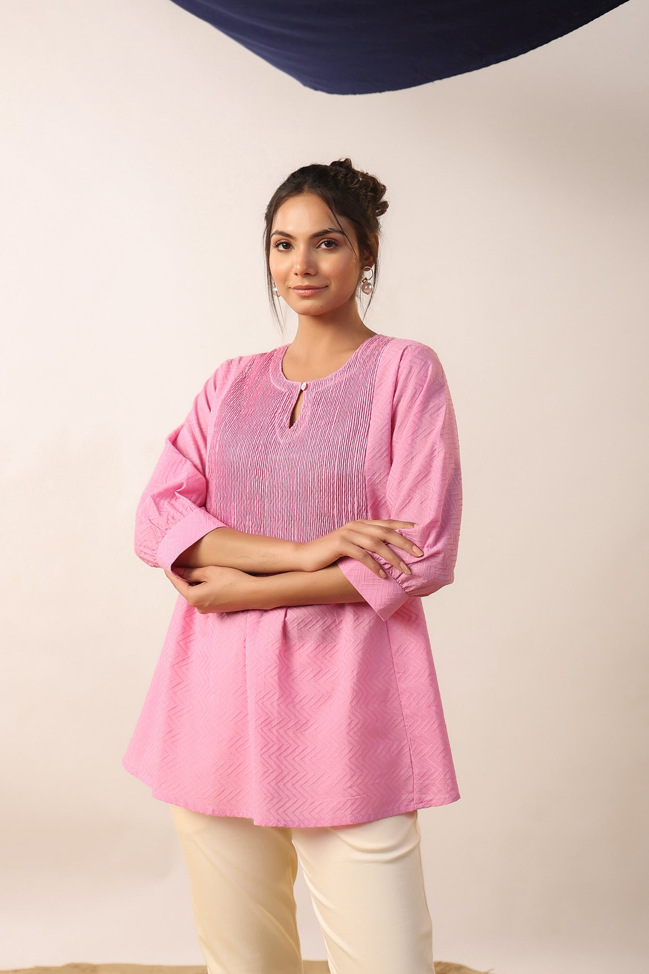 Carnation Cotton Dobby Top
