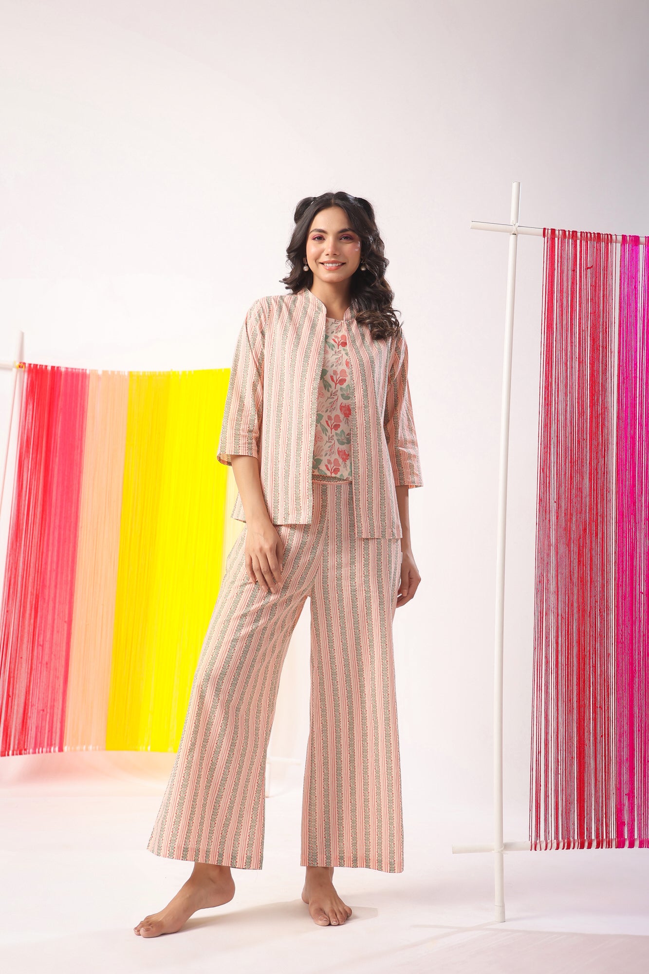 Tulip Treasure Cotton Three Piece Set