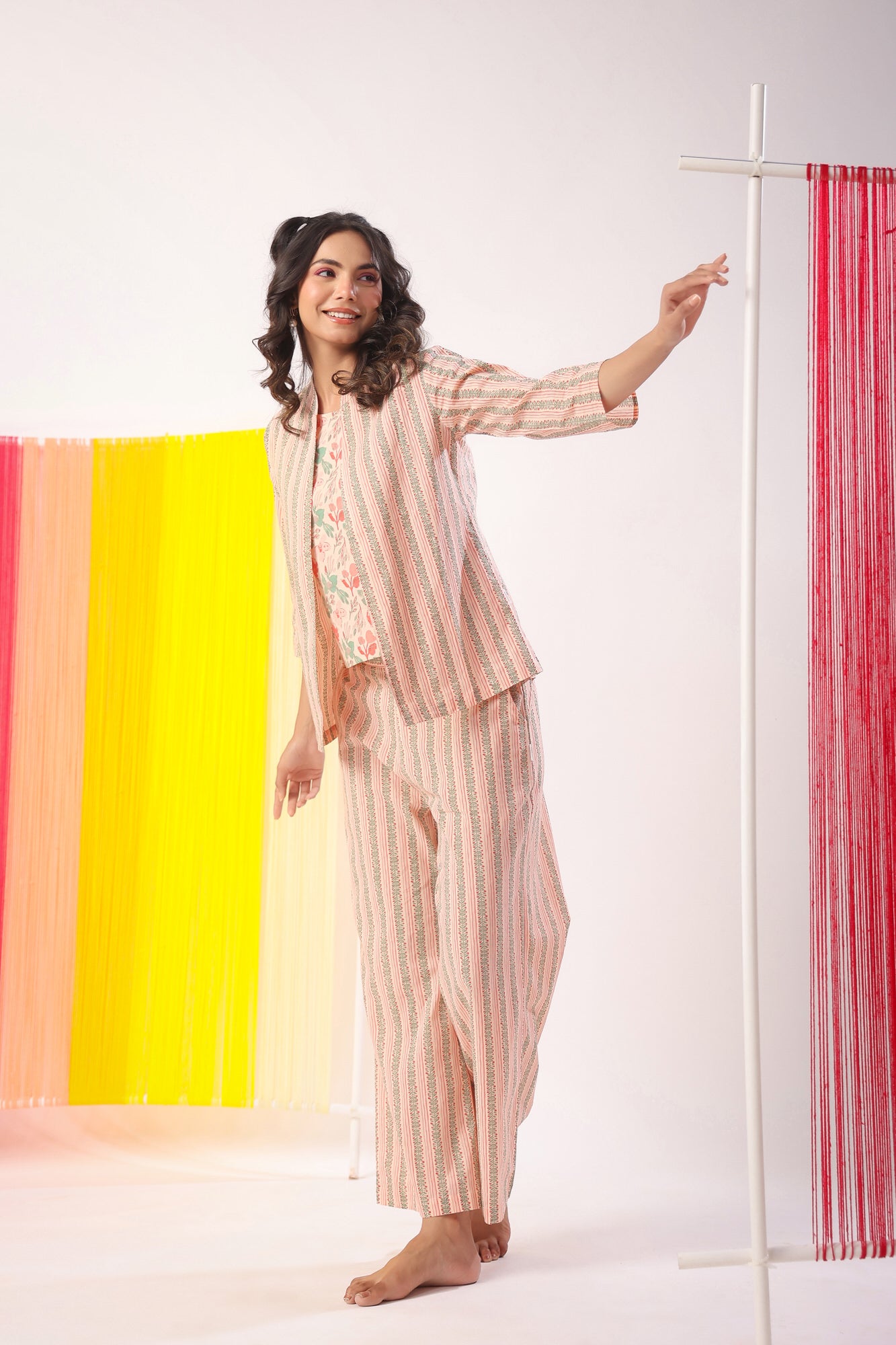 Tulip Treasure Cotton Three Piece Set