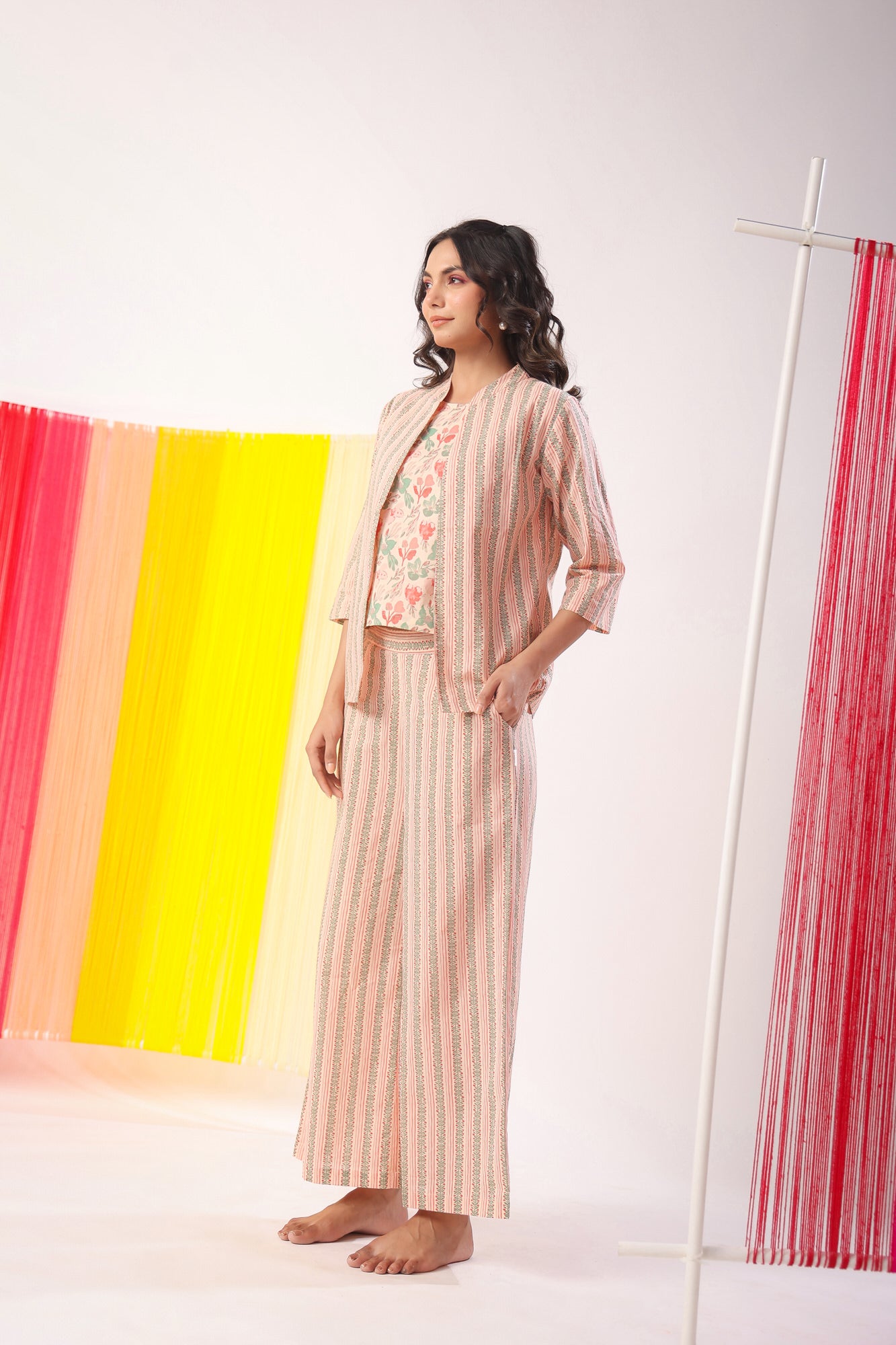 Tulip Treasure Cotton Three Piece Set