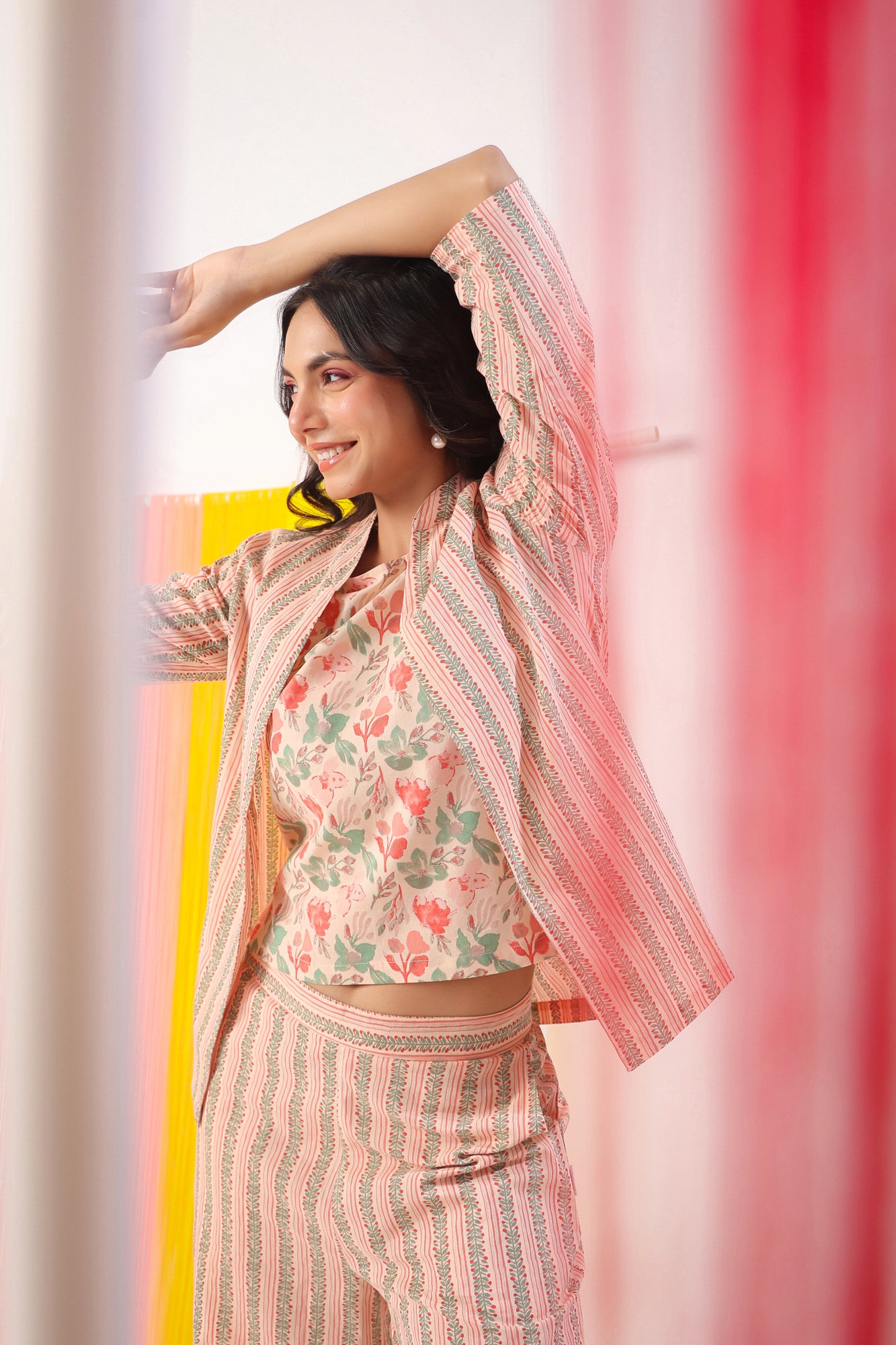 Tulip Treasure Cotton Three Piece Set