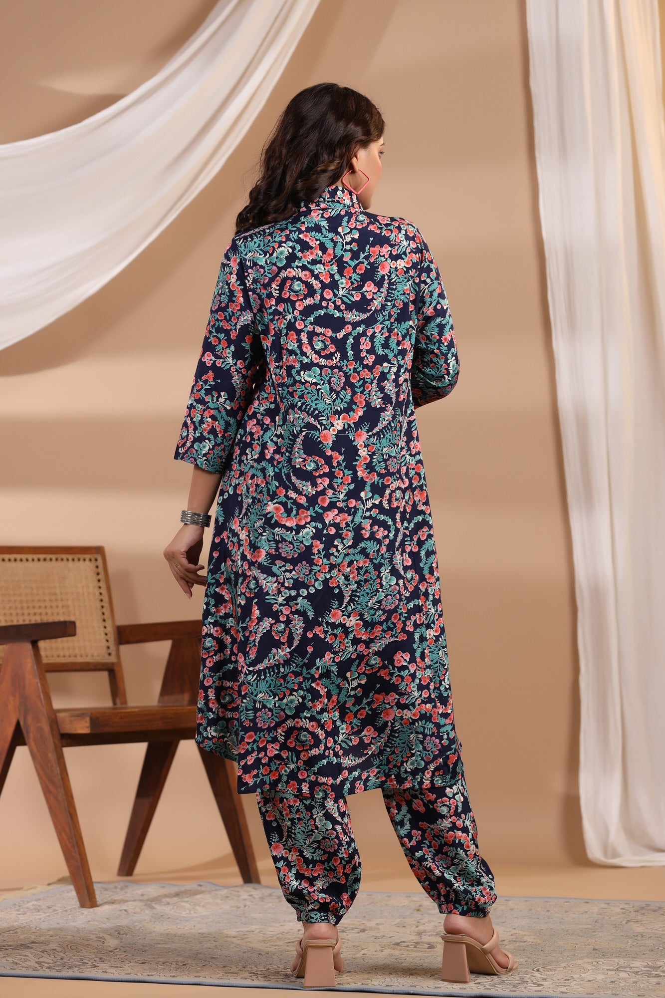 Nouveau On Russian Silk Co-ord Set